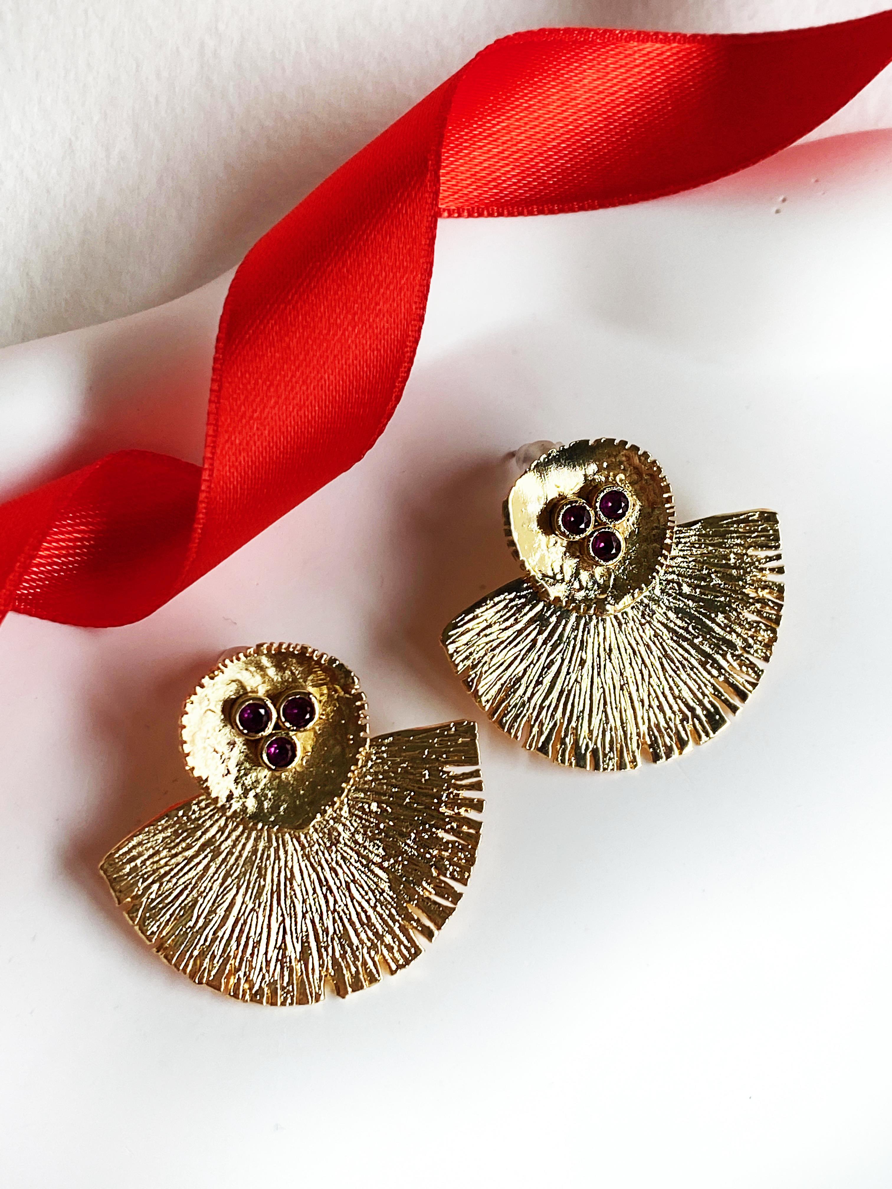 Özel Tasarım Nar Taneli Bereket Küpe