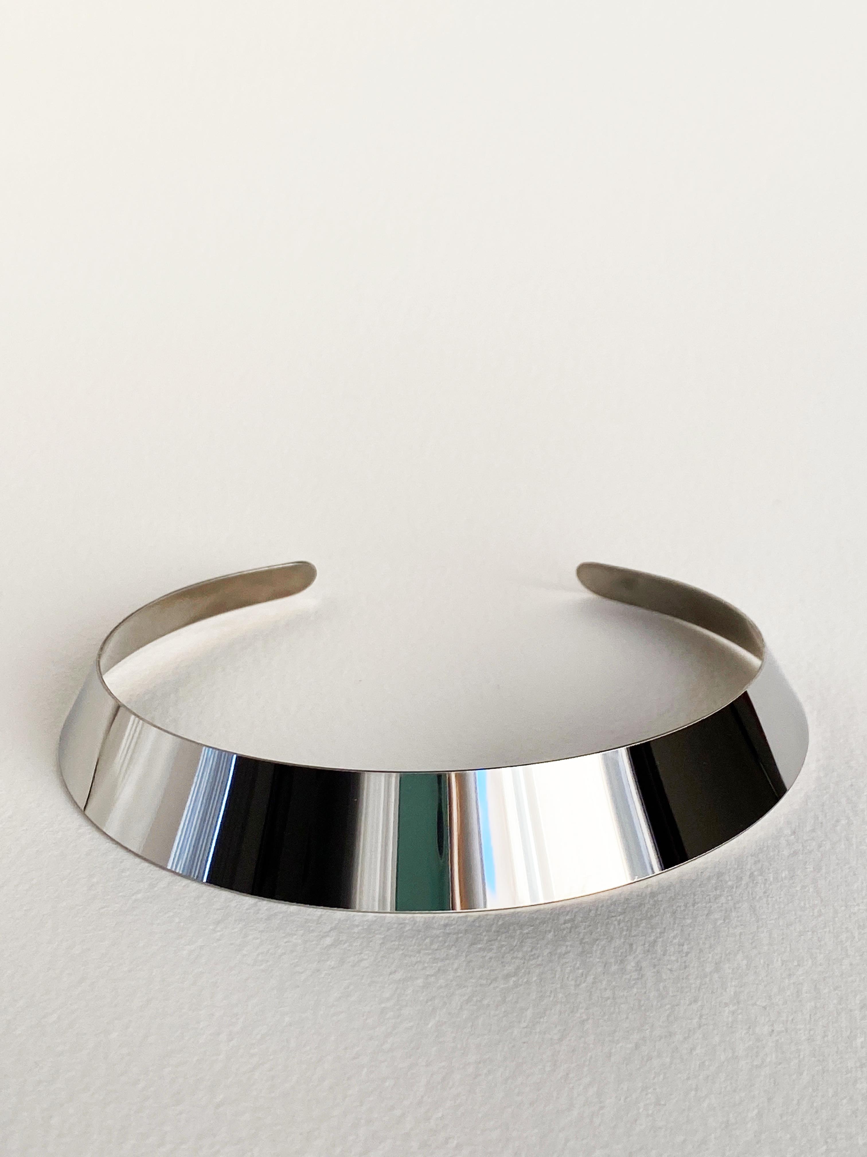 Paslanmaz Çelik Kleopatra Model Choker Kolye - Silver