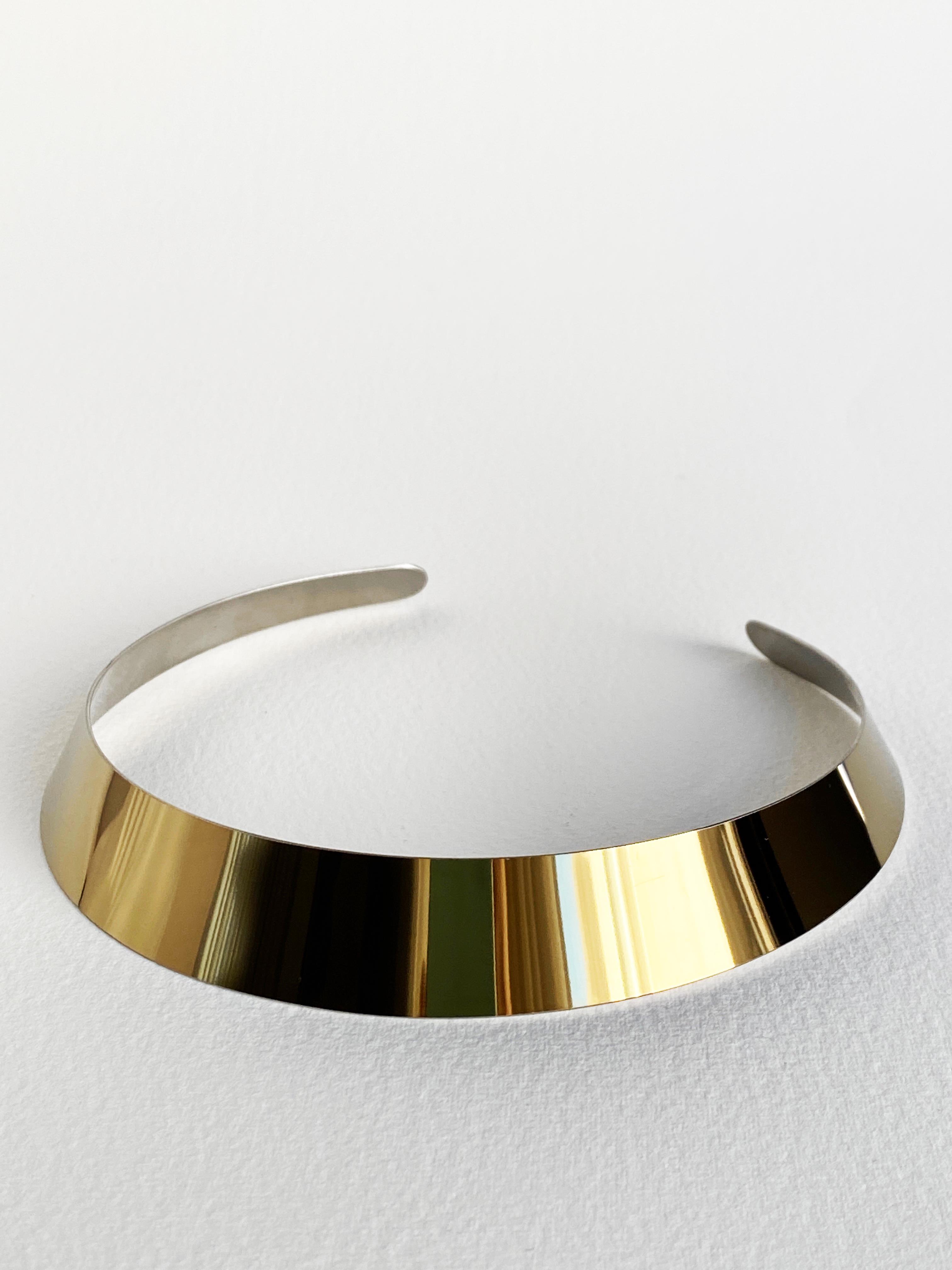 Paslanmaz Çelik Kleopatra Model Choker Kolye - Gold