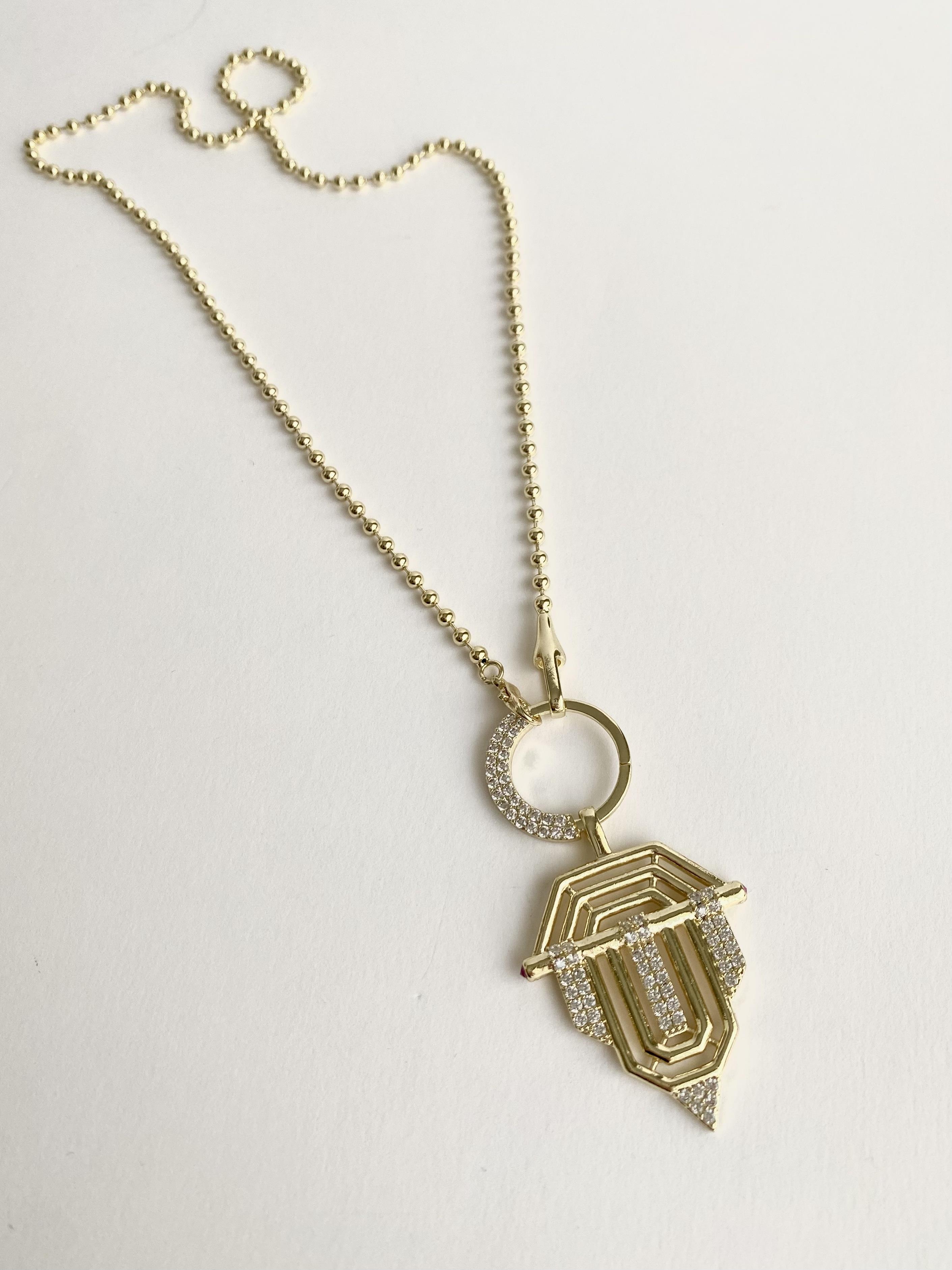 Serenay Avukat Leyla Altın Kaplama Kolye