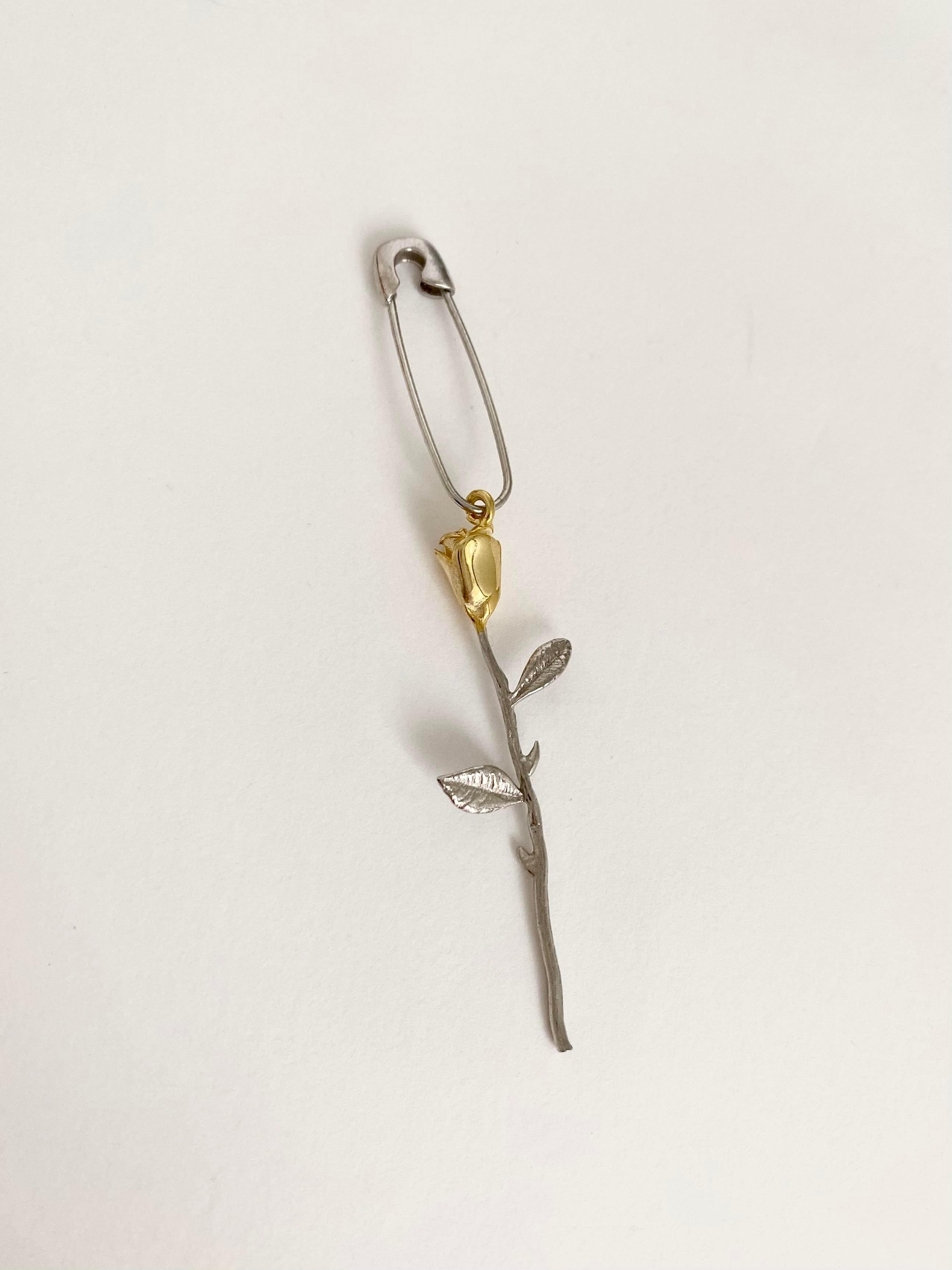 925 Ayar Gümüş Şahmaran Şahsu Çengelli Gül Küpe