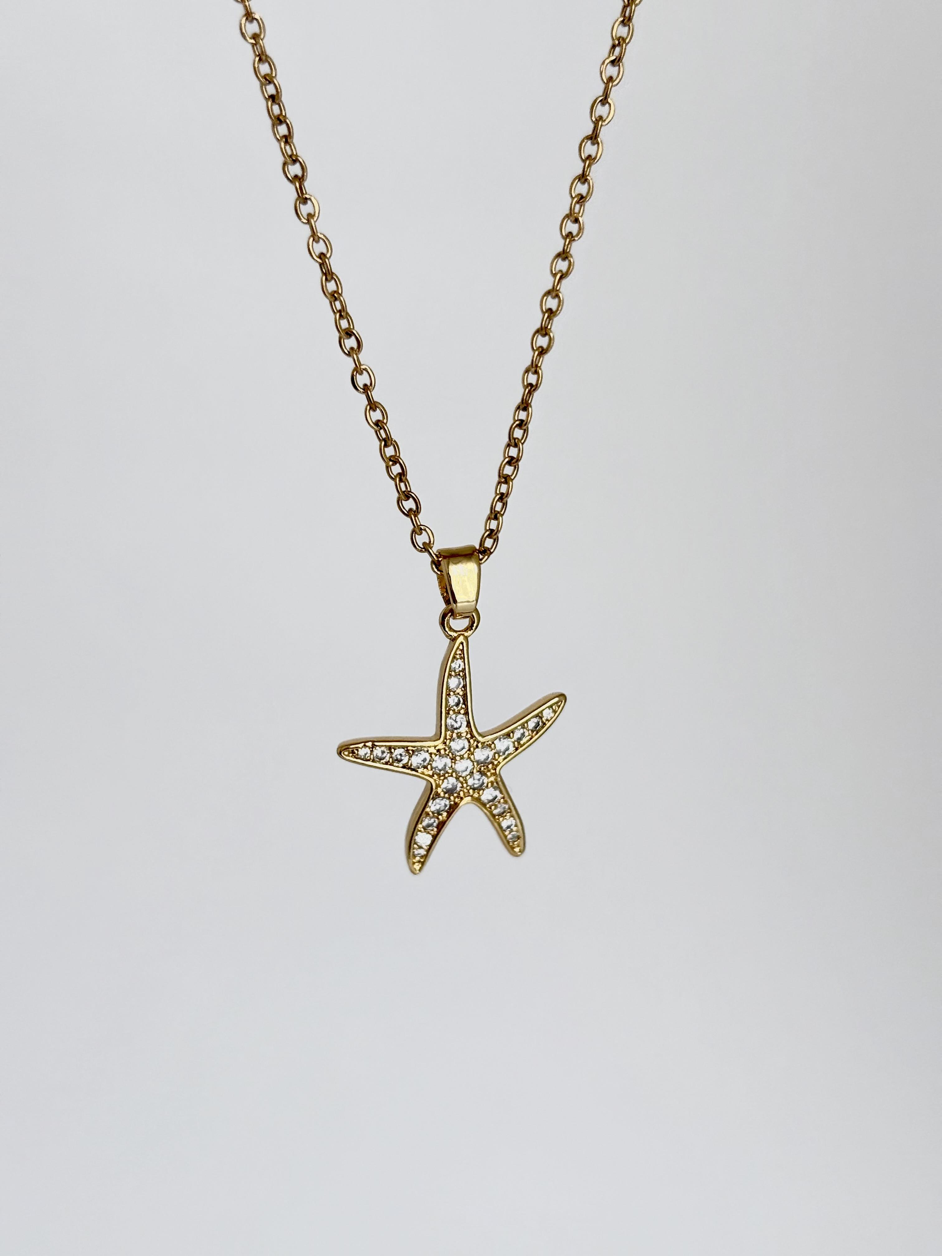 Deniz Yıldızı Çelik Kolye
