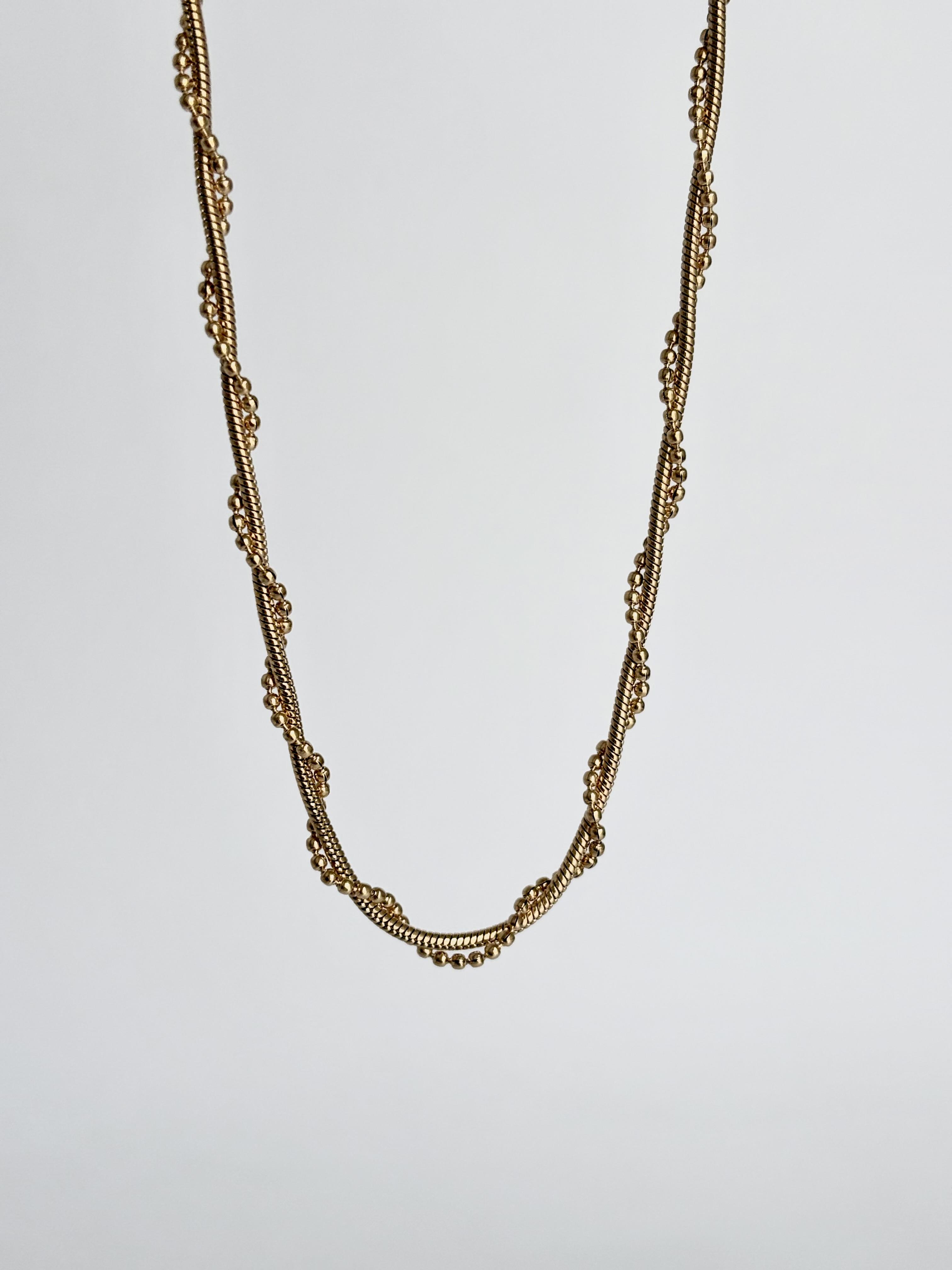 İkili Modern Çelik Kolye