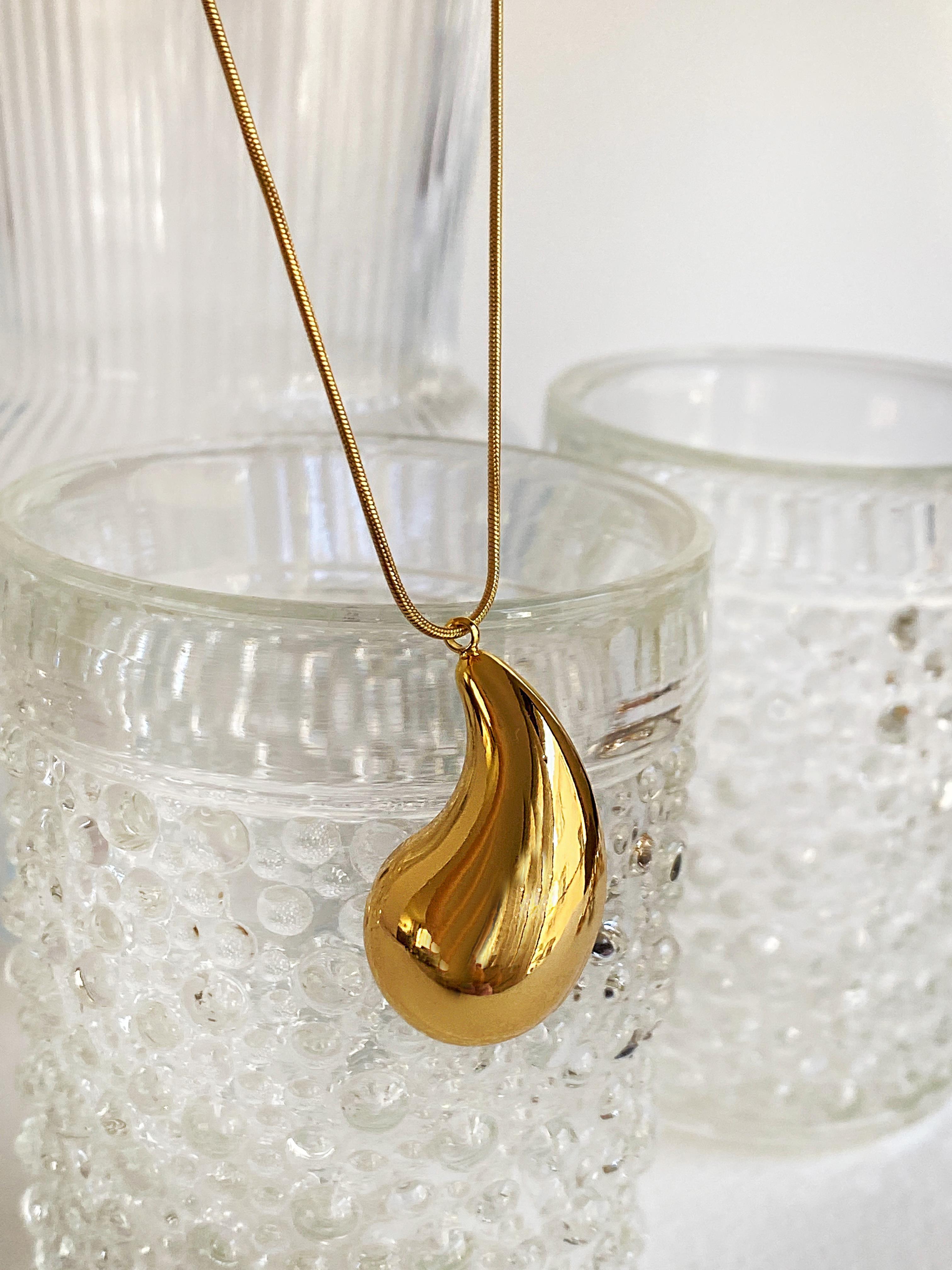 İtalyan Bottega Damla Kolye