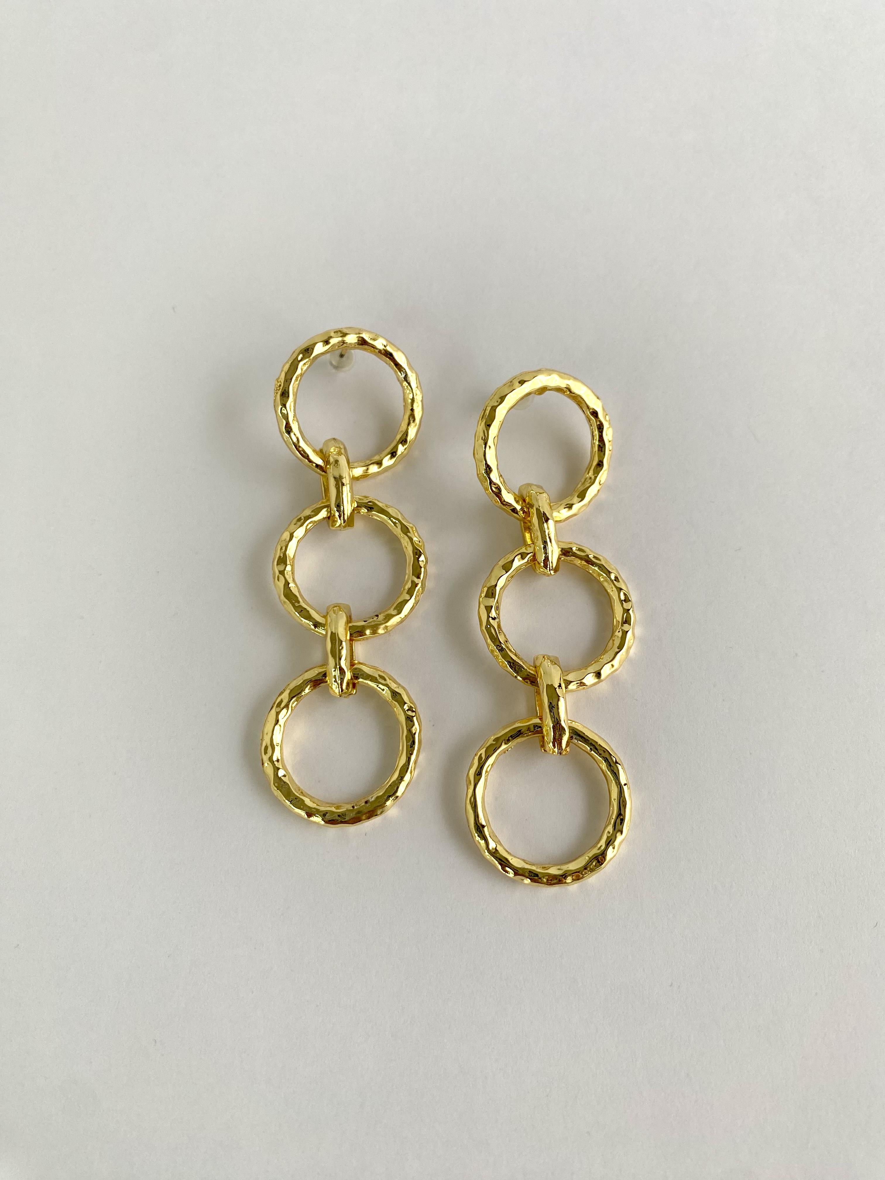 Özel Tasarım Elizabeth Zincir Küpe