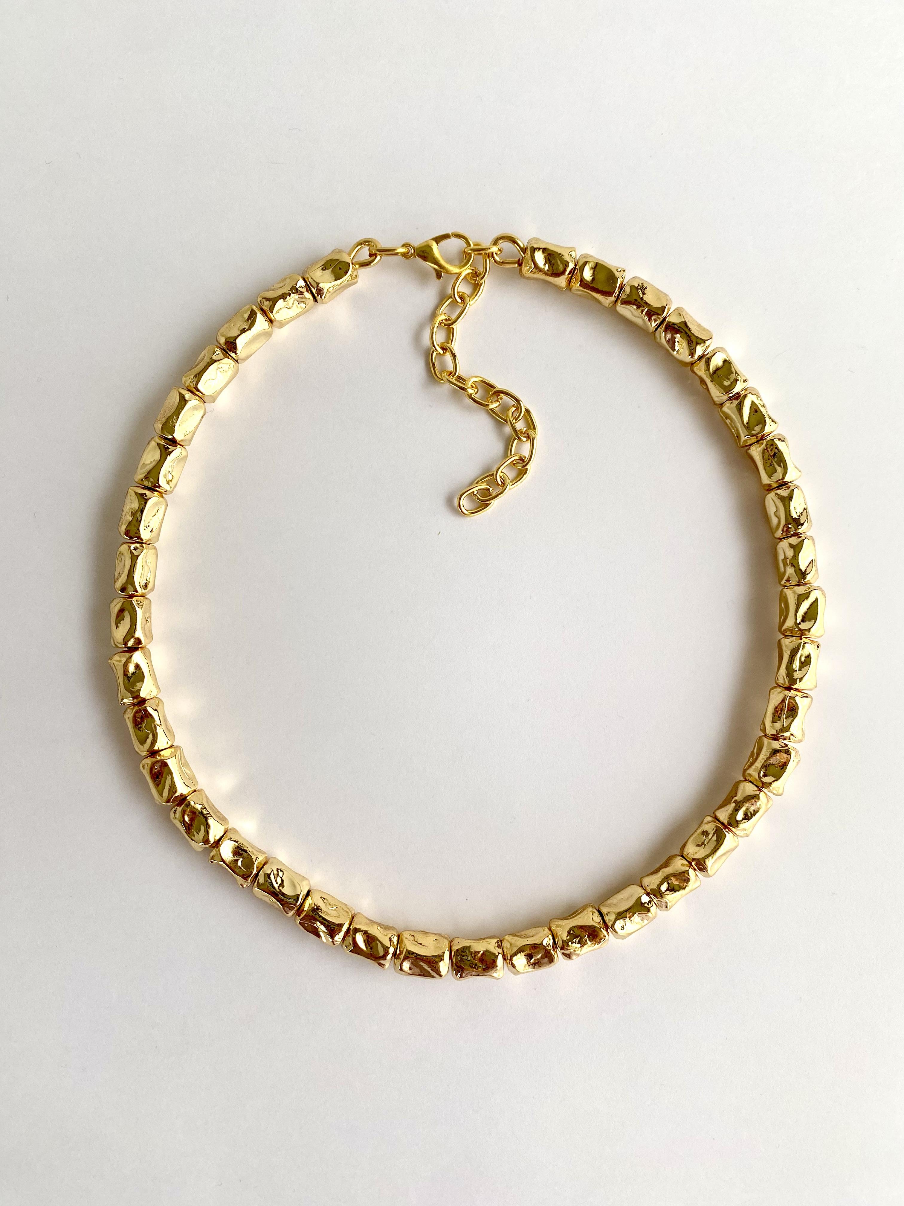 Özel Tasarım Kaya Desen Choker Kolye