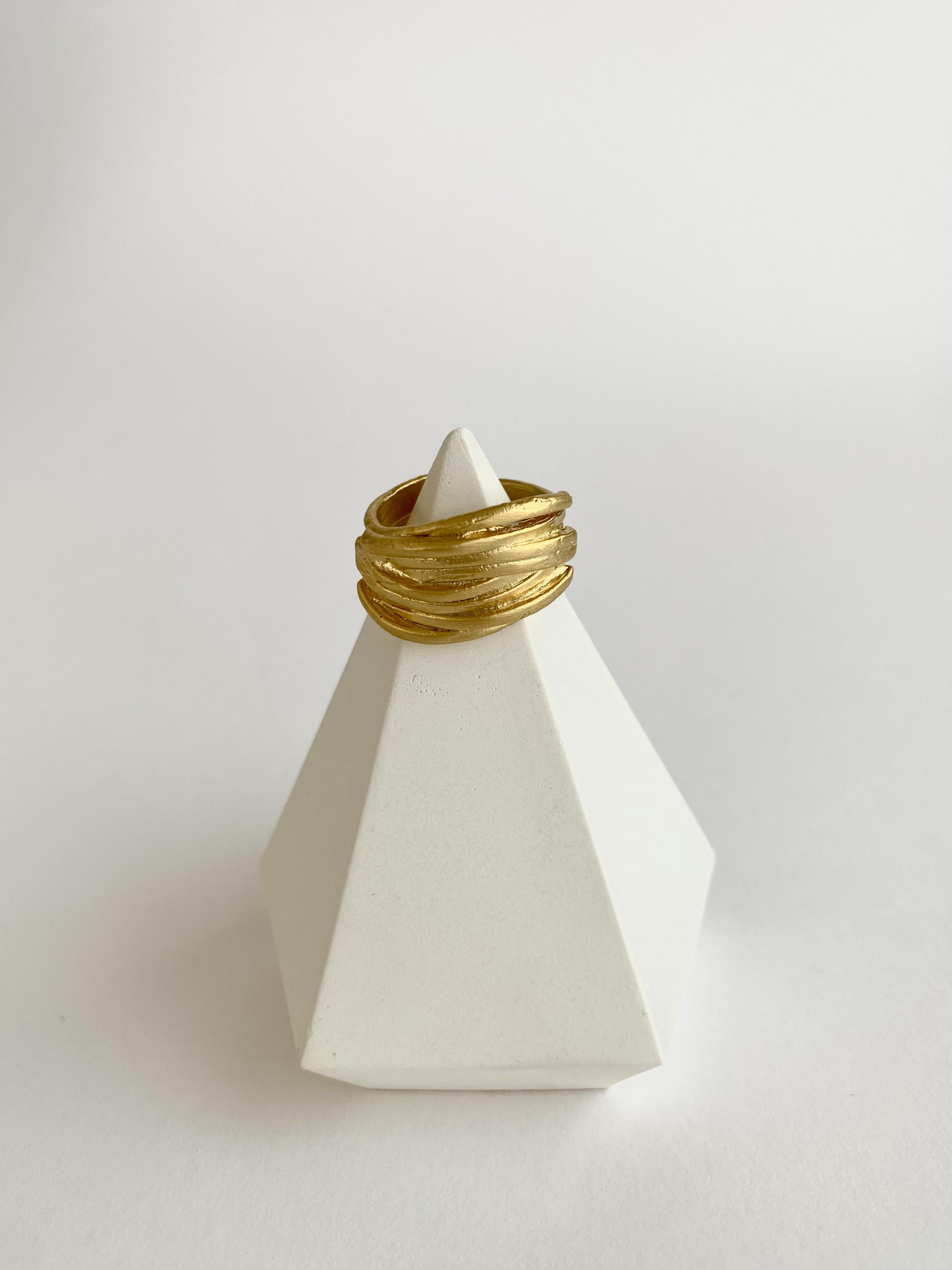 Tasarım Altın Kaplama Lola Yüzük