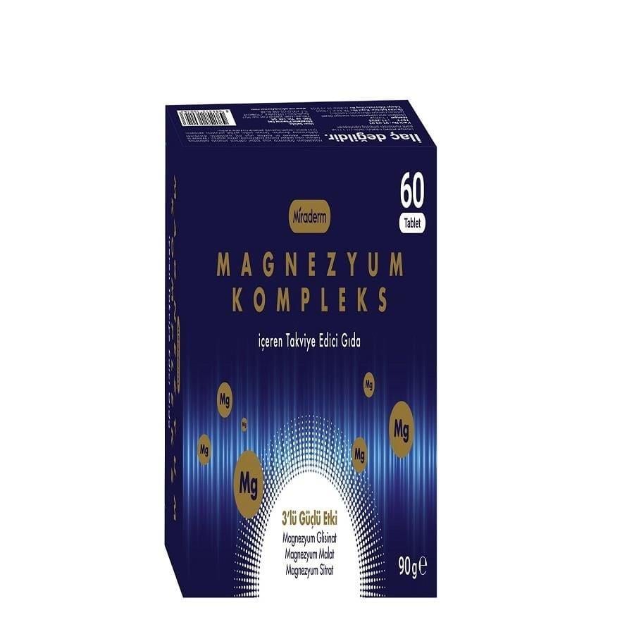 Miraderm Magnezyum Complex 60 Kapsül Miraderm
