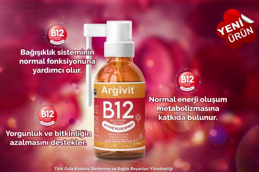 Argivit B12 Active Plus Sprey: Kullanımı ve Faydaları