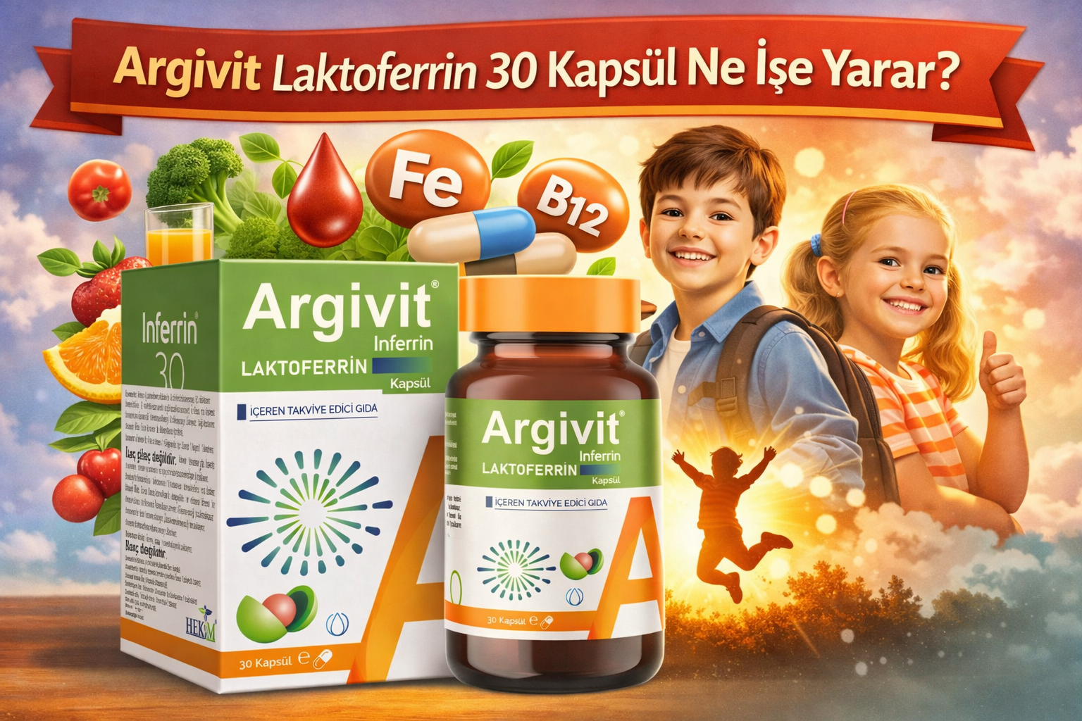 Argivit İnferrin 30 Tablet Ne İşe Yarar? Faydaları, Kullanımı ve Merak Edilenler