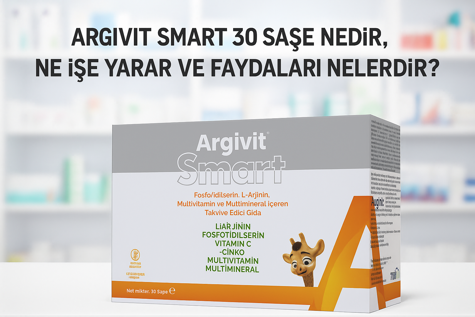 Argivit Smart 30 Saşe Nedir, Ne İşe Yarar ve Faydaları Nelerdir?