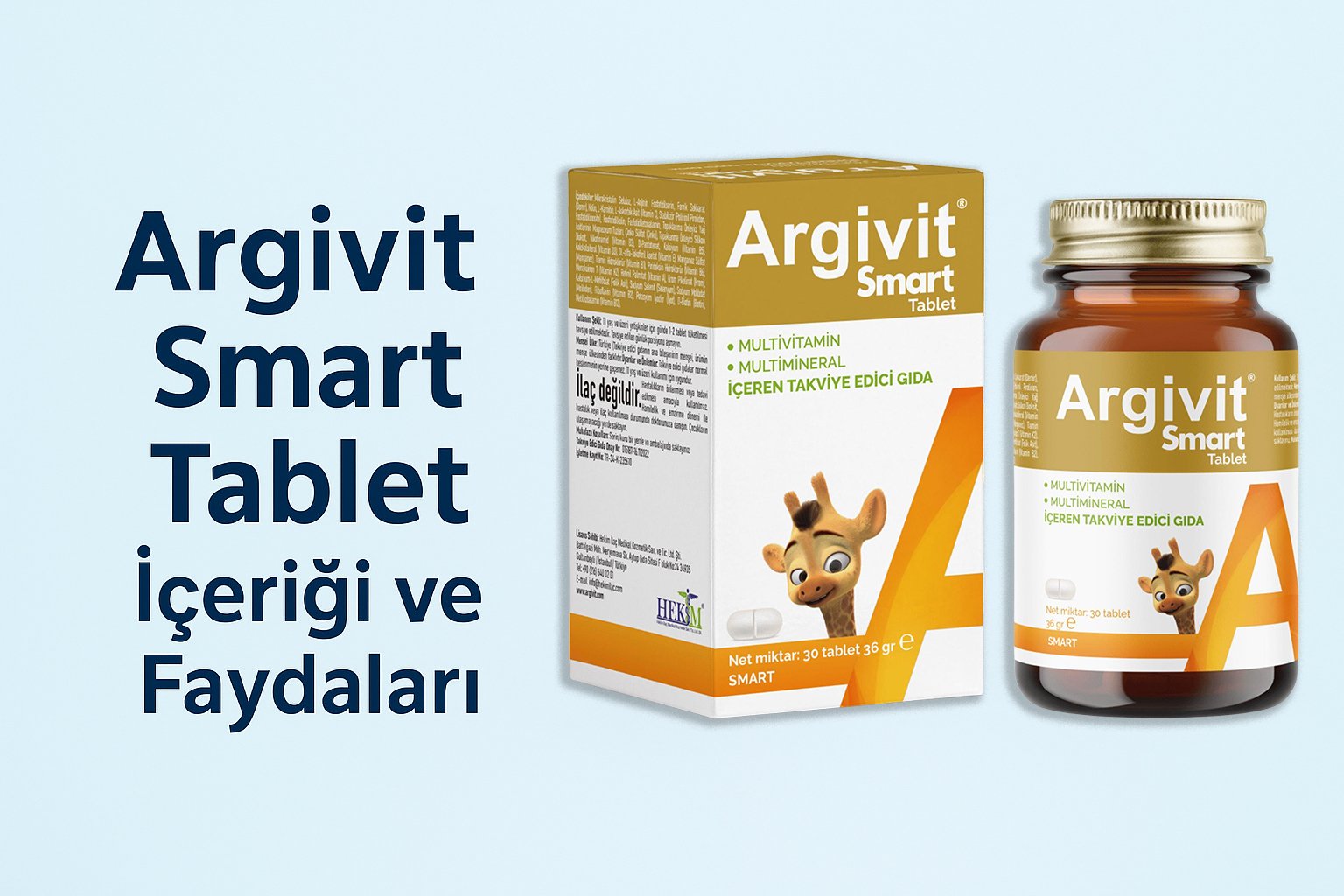 Argivit Smart Tablet Nedir? İçeriği ve Faydaları Nelerdir?
