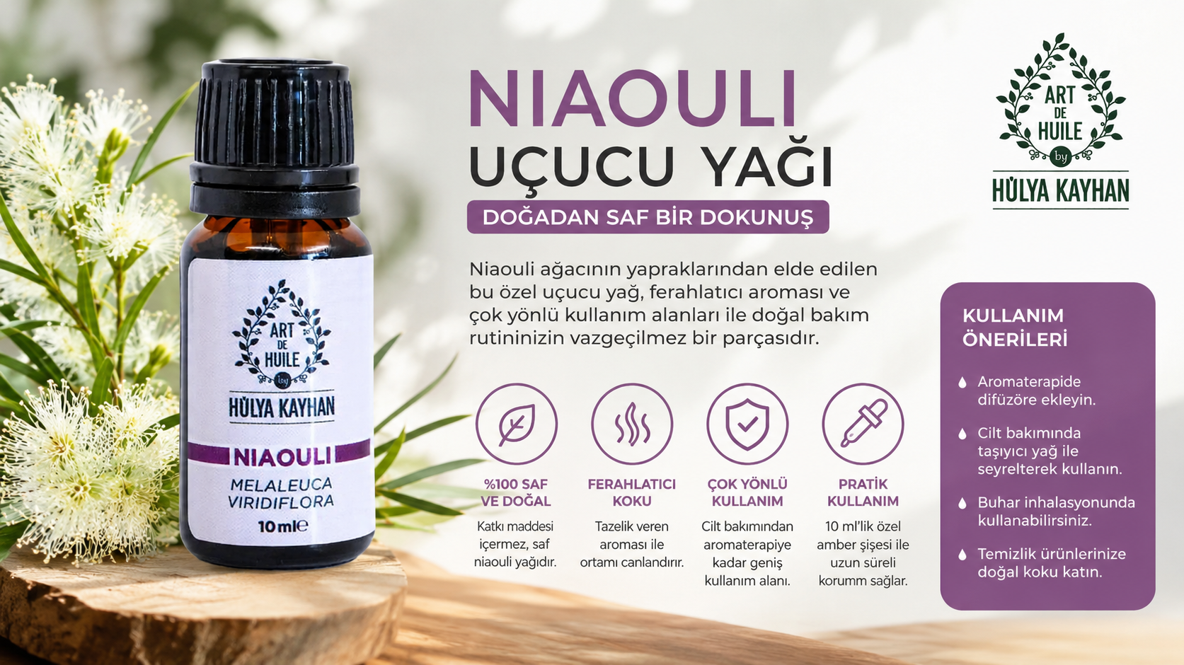 Art De Huile Niaouli: Doğal Kalkanınız