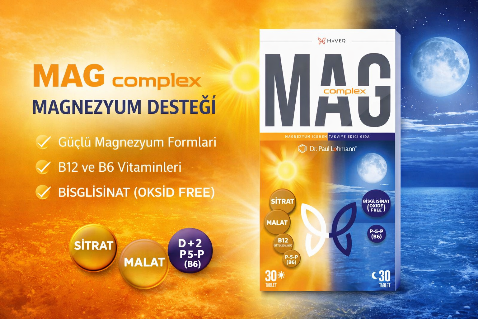 Haver Mag Complex 30 Gündüz 30 Gece Tablet Ne İşe Yarar ?