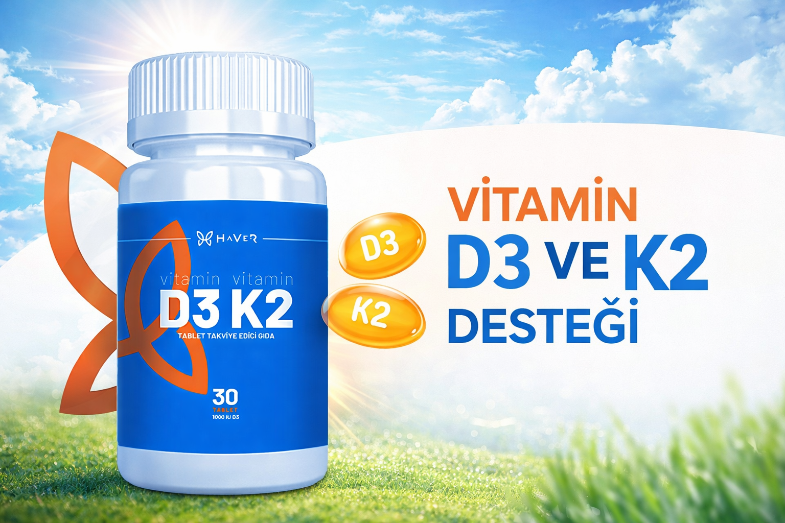 Haver Vitamin D3K2 30 Tablet Ne İşe Yarar? Faydaları ve Kullanım Rehberi
