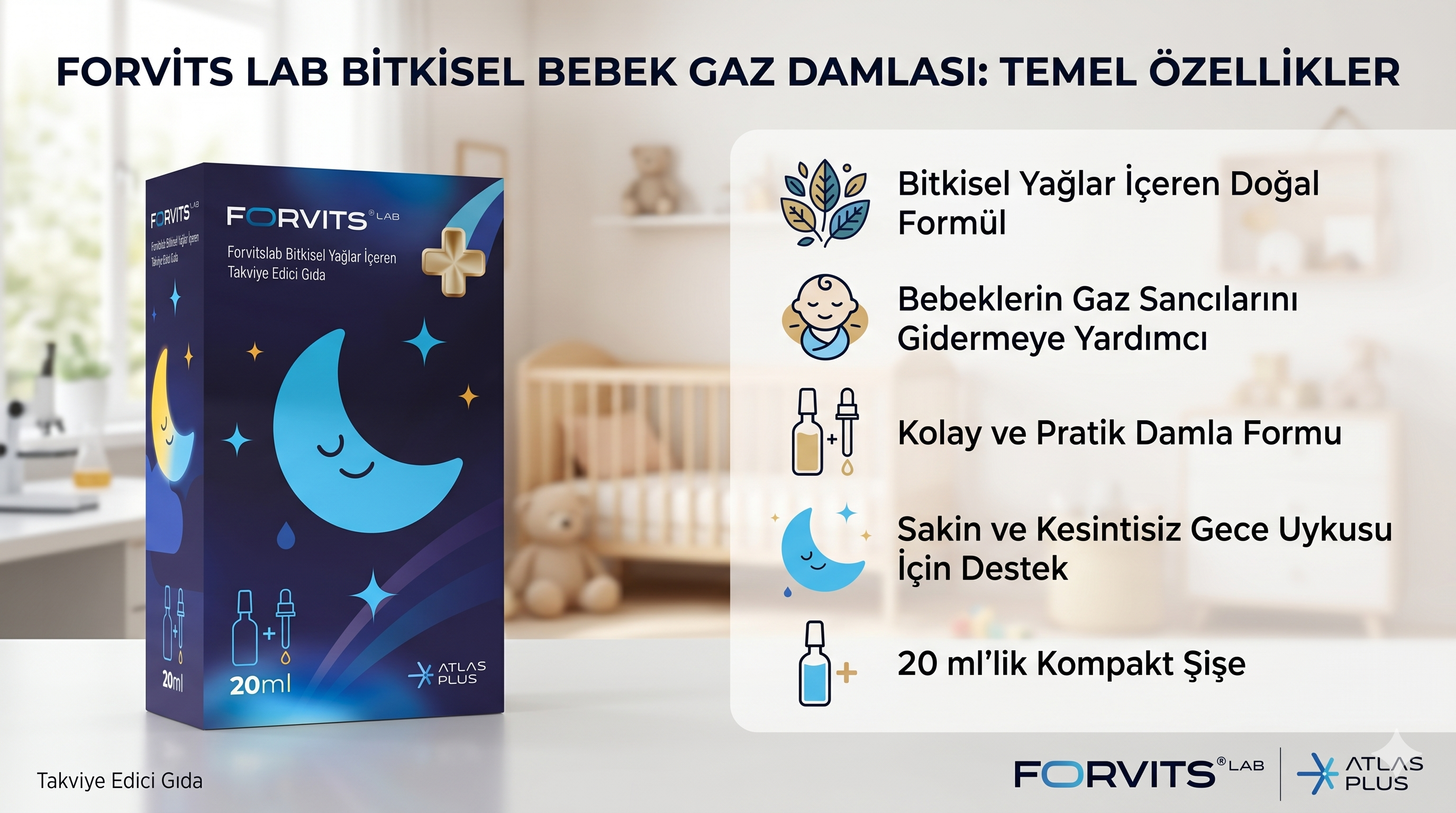 Kolik Bebekler İçin Doğal Çözüm: Forvits Lab Bitkisel Gaz Damlası İncelemesi