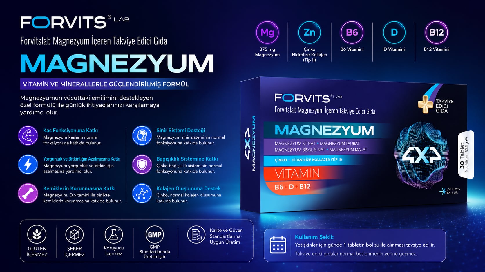 Sağlıklı Bir Yaşam İçin Neden Forvits Magnezyum Kullanmalısınız?