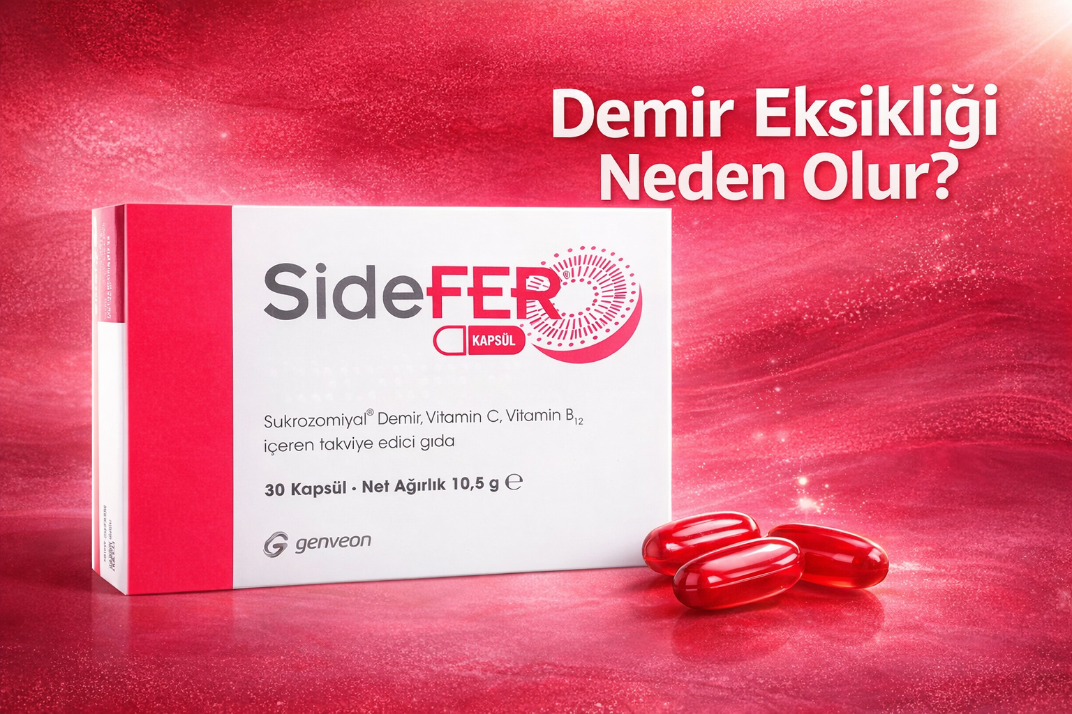 Sidefer 30 Kapsül Nedir? Faydaları, Kullanımı ve Demir Eksikliğine Etkisi