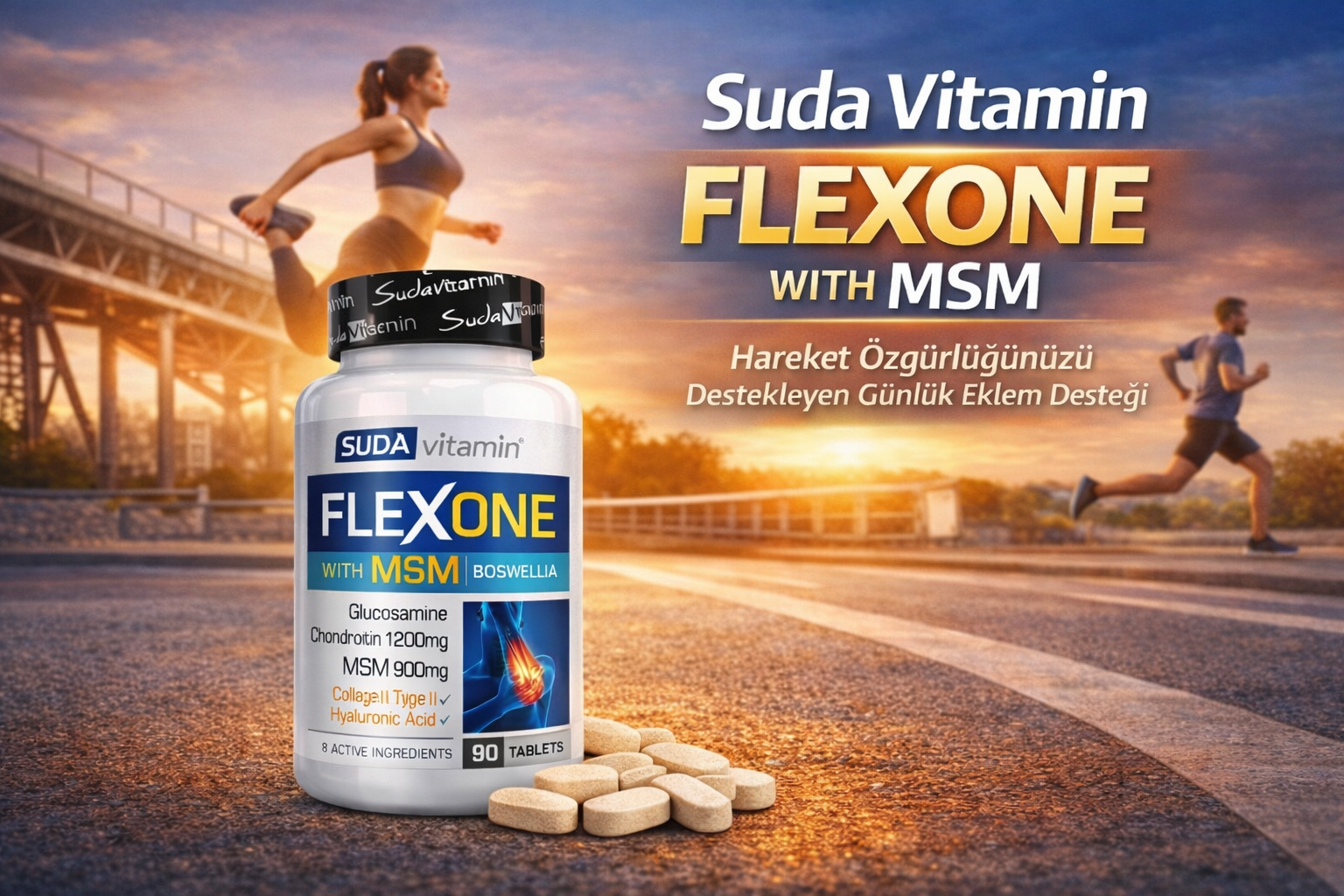 Suda Vitamin Flexone 90 Tablet Nedir? Faydaları, Kullanımı ve Eklem Destek Özellikleri