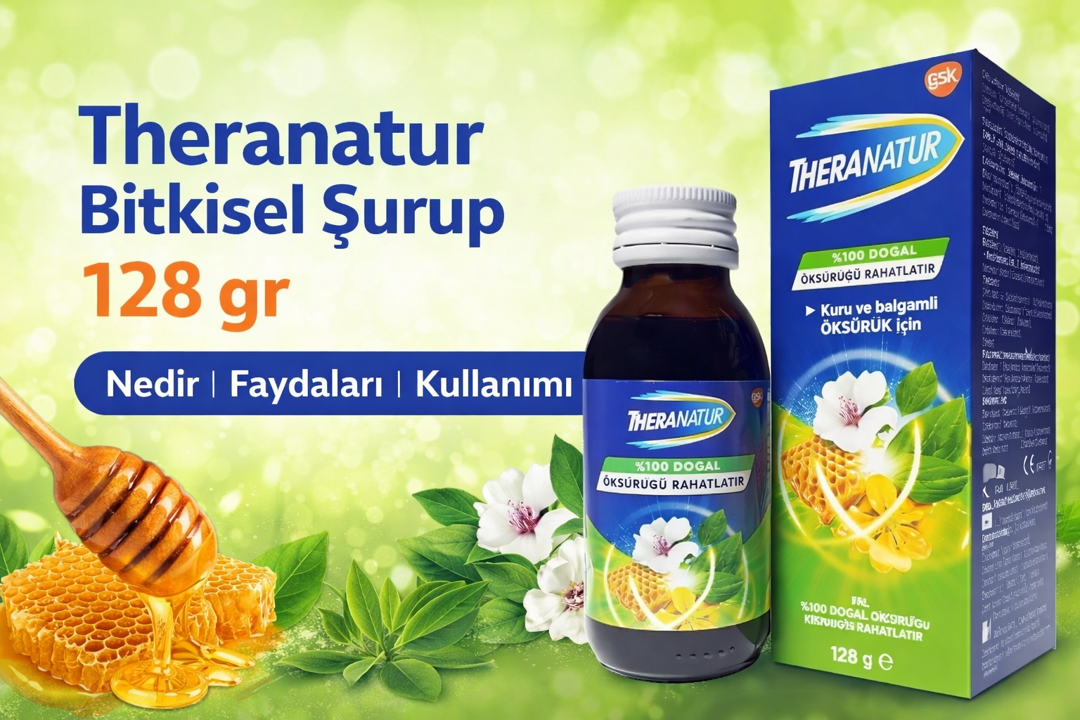 Theranatur Bitkisel Şurup 128 gr Nedir? Faydaları, Kullanımı ve Özellikleri
