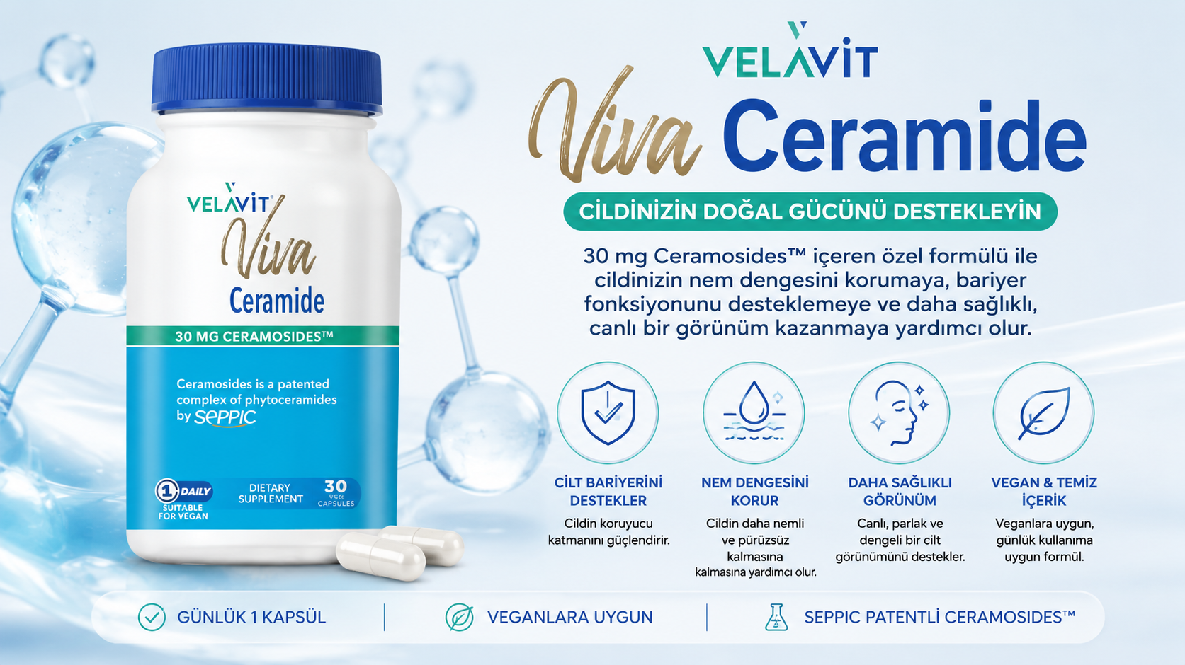Velavit Viva Ceramide: Cildinizi Yenileyen Yenilikçi Formül