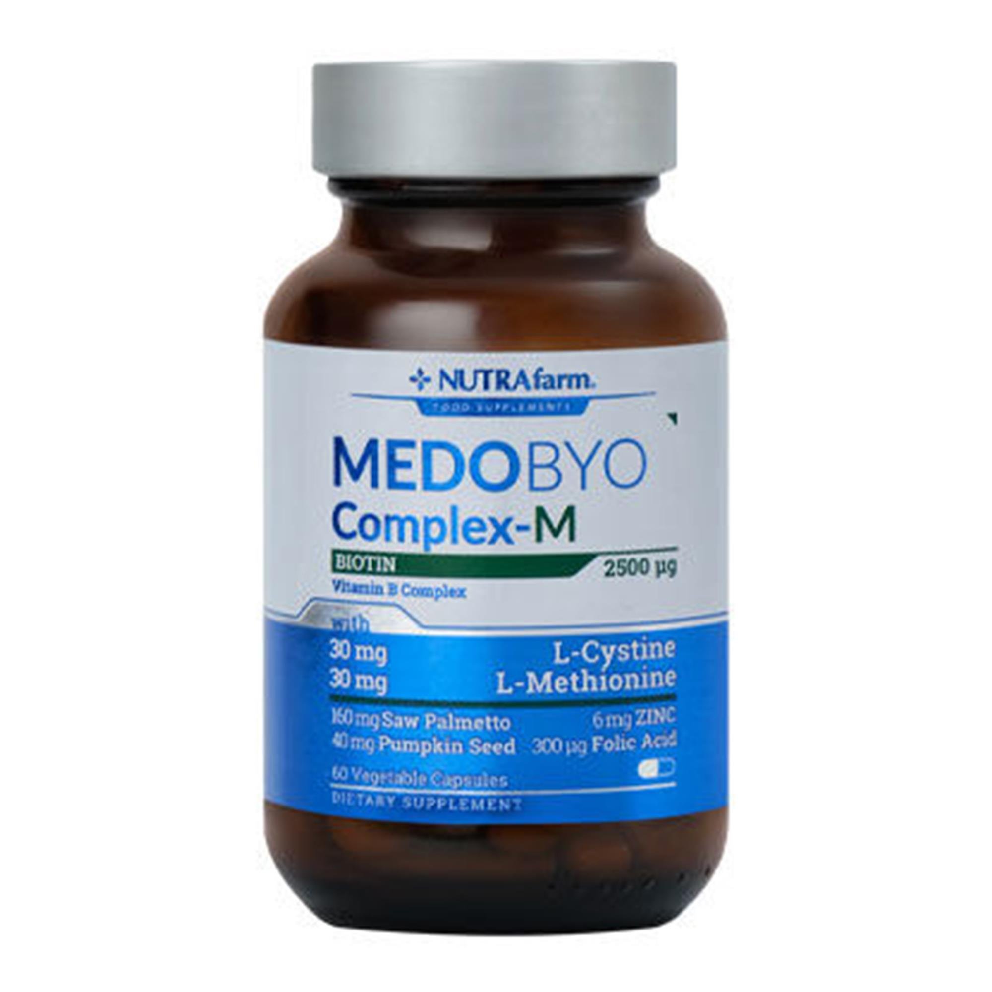  Nutrafarm Medobyocomplex-M Biotin 60 Kapsül