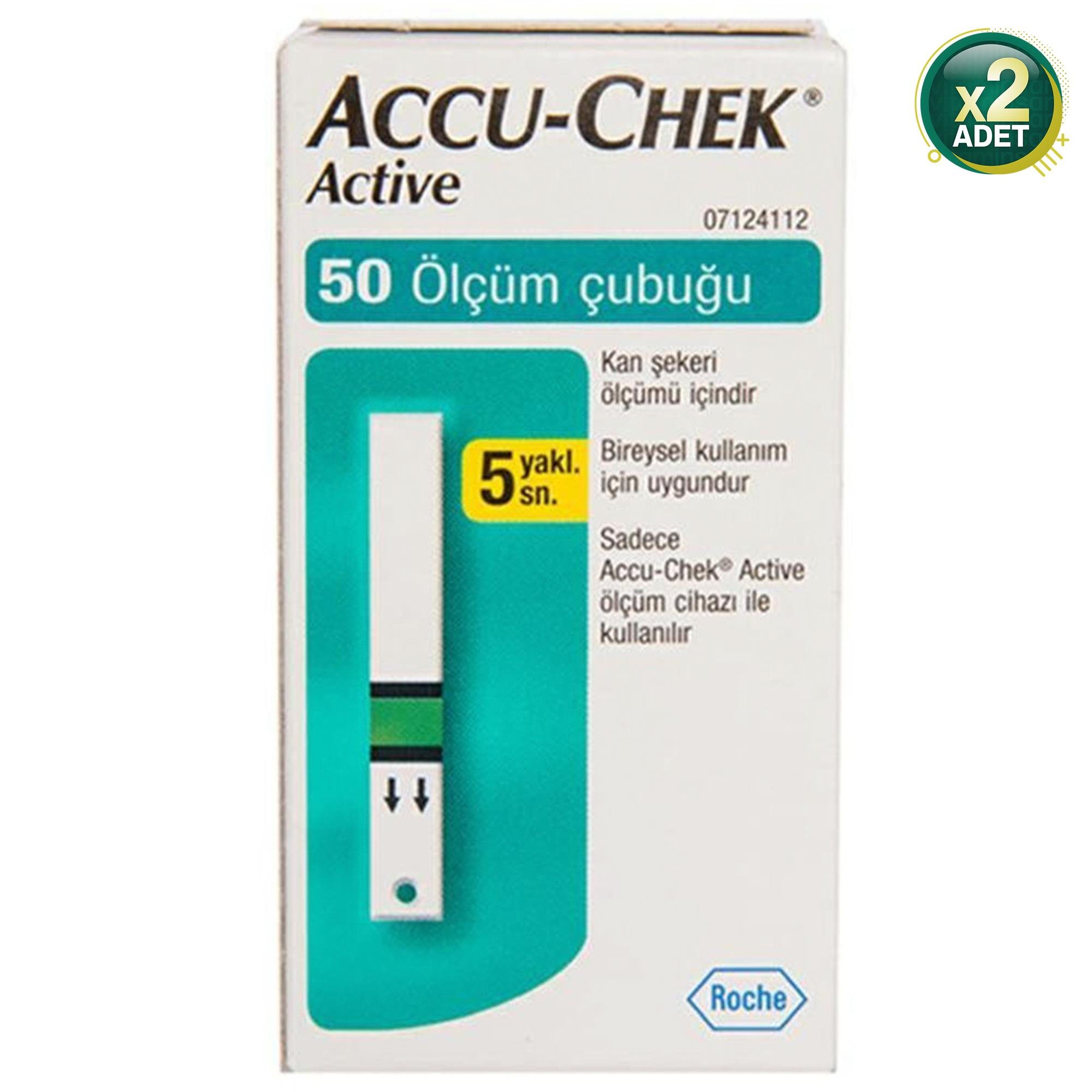 Accu-Chek Şeker Strip Active 50'li 2 Adet