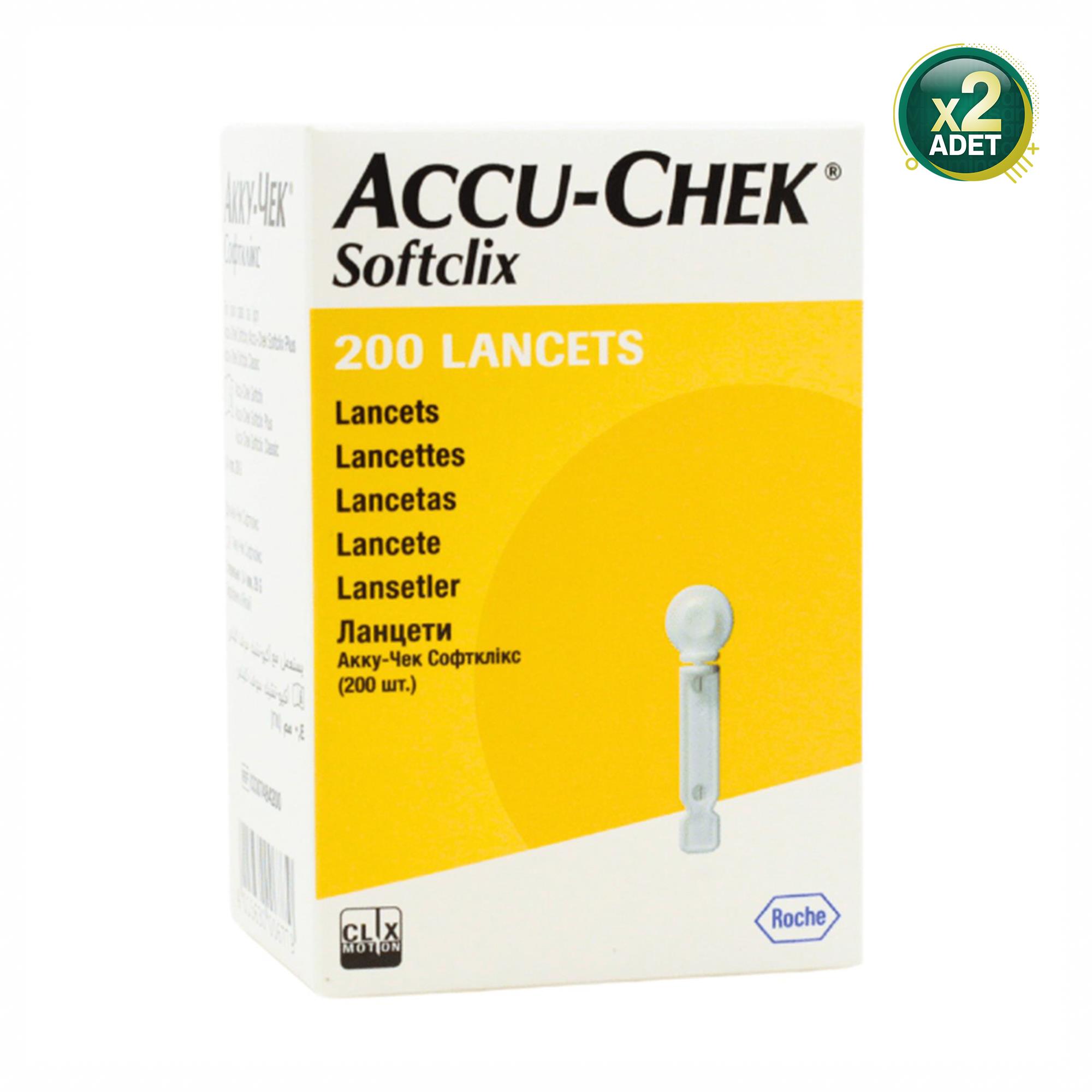 Accu-Chek Softclix Lancets 200 Iğne 2 Adet