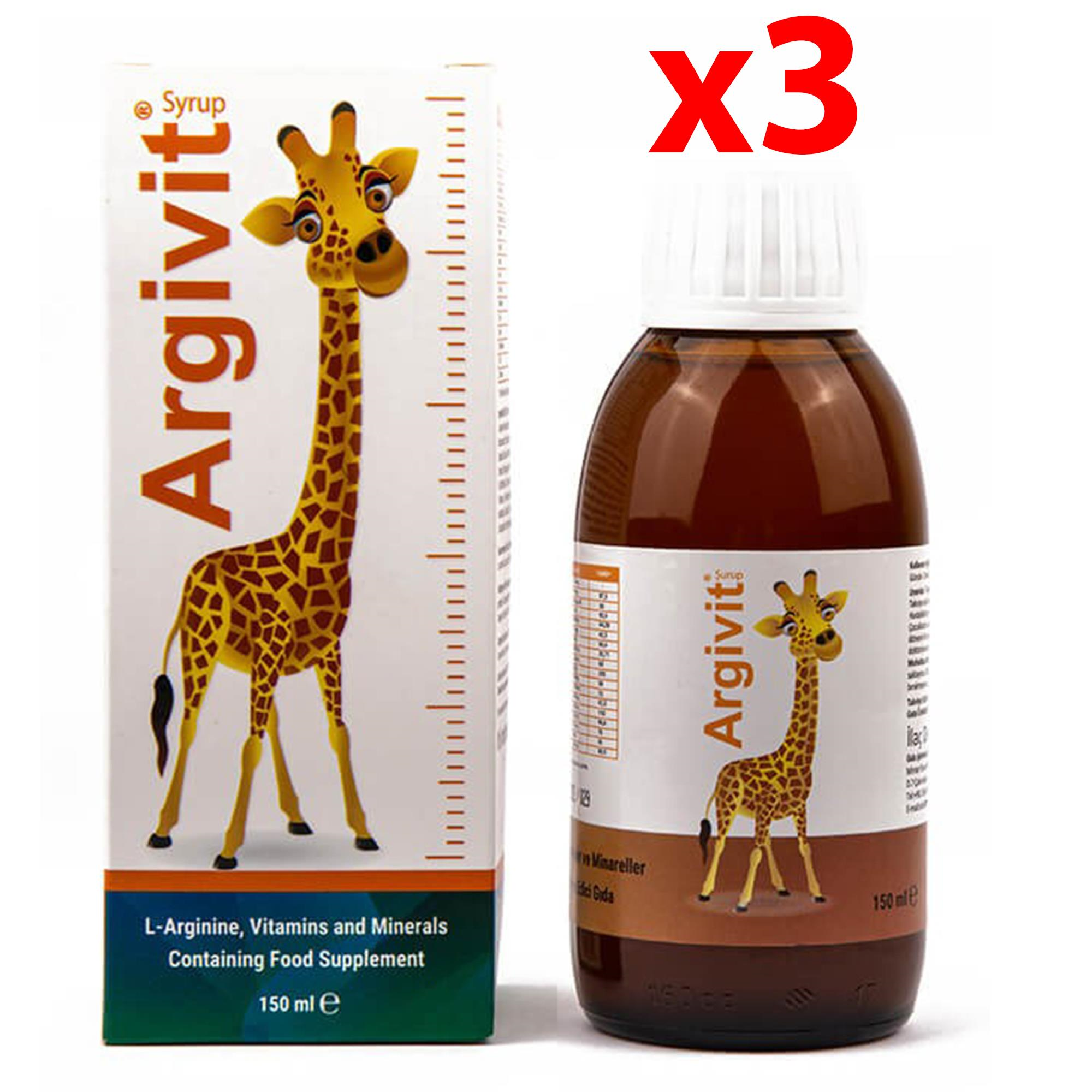 Argivit Classic Multivitamin Şurup 150 ml X 3 Lü Paket