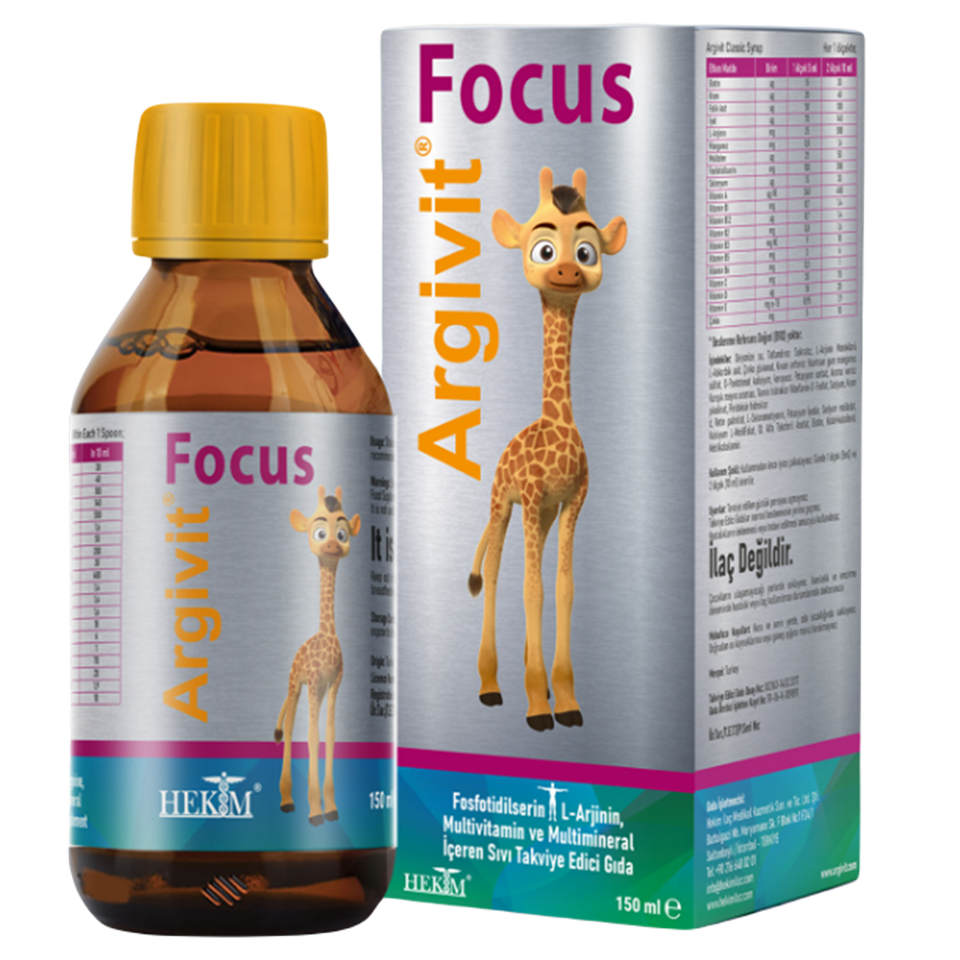 Argivit Focus Şurup 150 mL Karişik Meyve