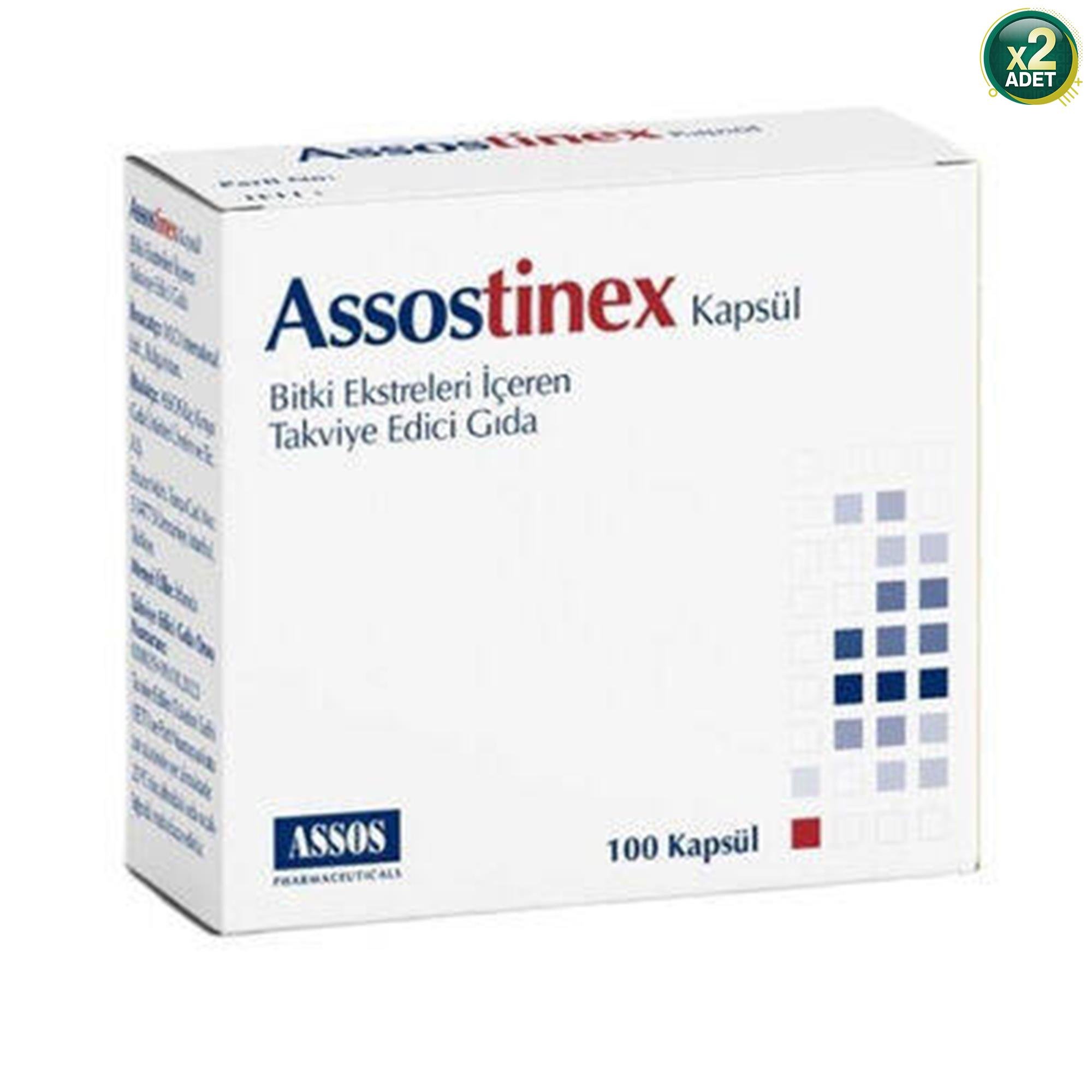 Assos Assostinex 100 Kapsül 2 Adet
