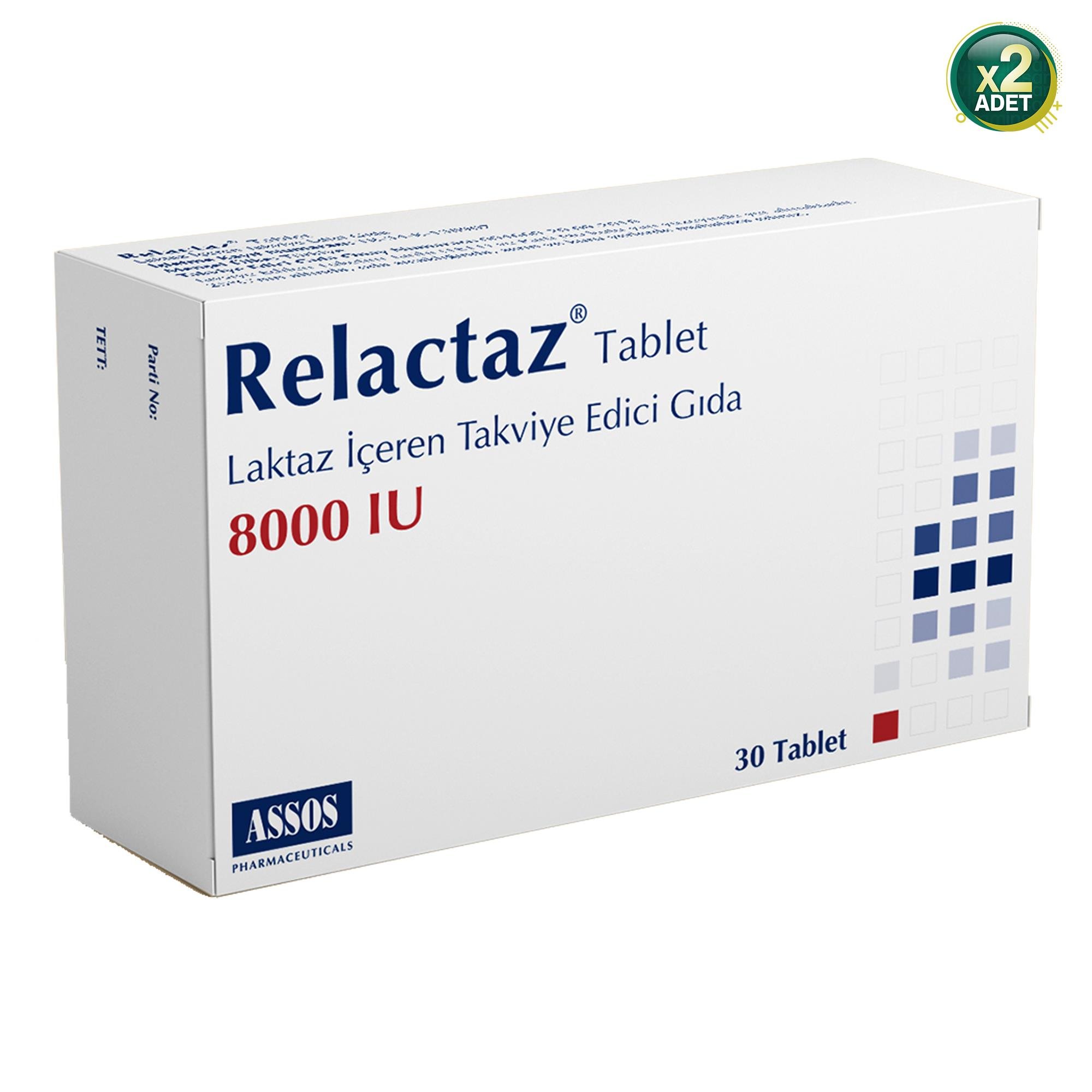 Assos Relactaz 30 Tablet 2 Adet