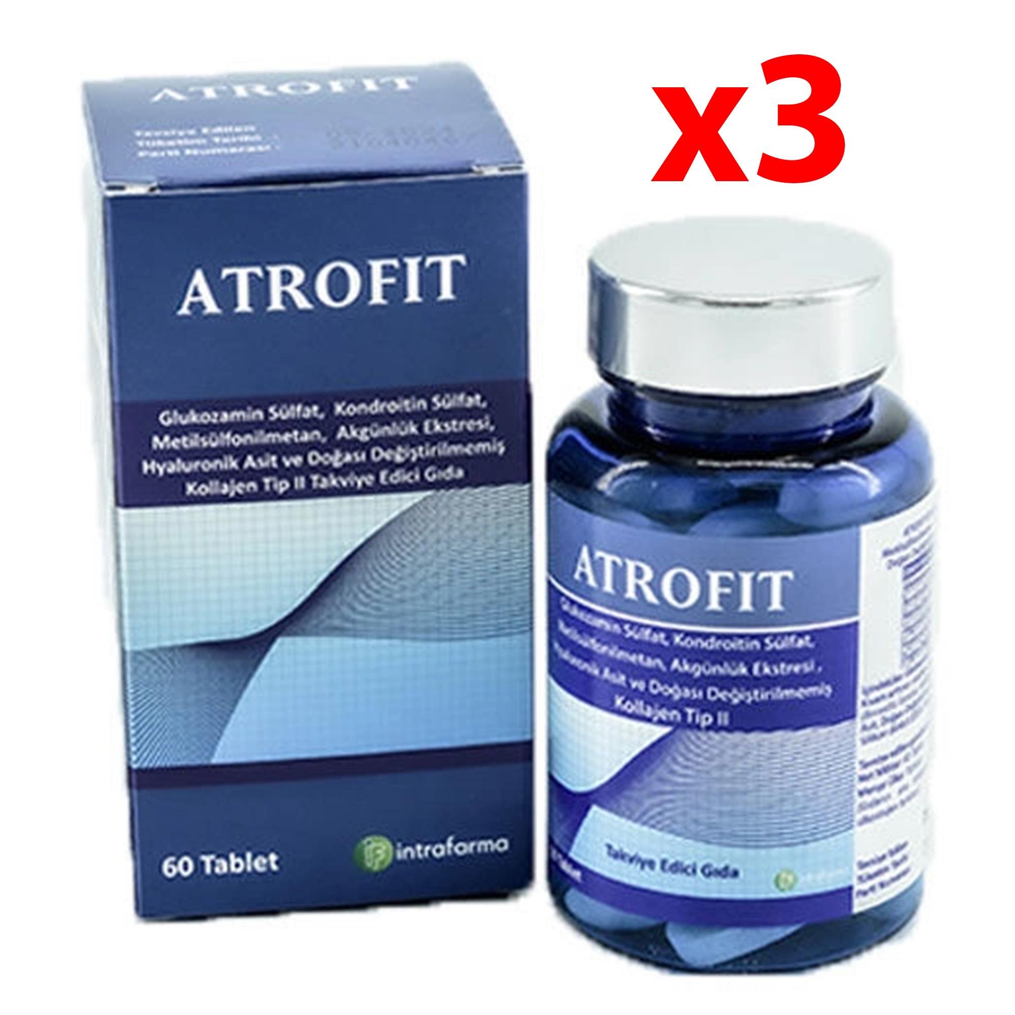 Atrofit Tip II Kolajen 60 Tablet 3 Adet