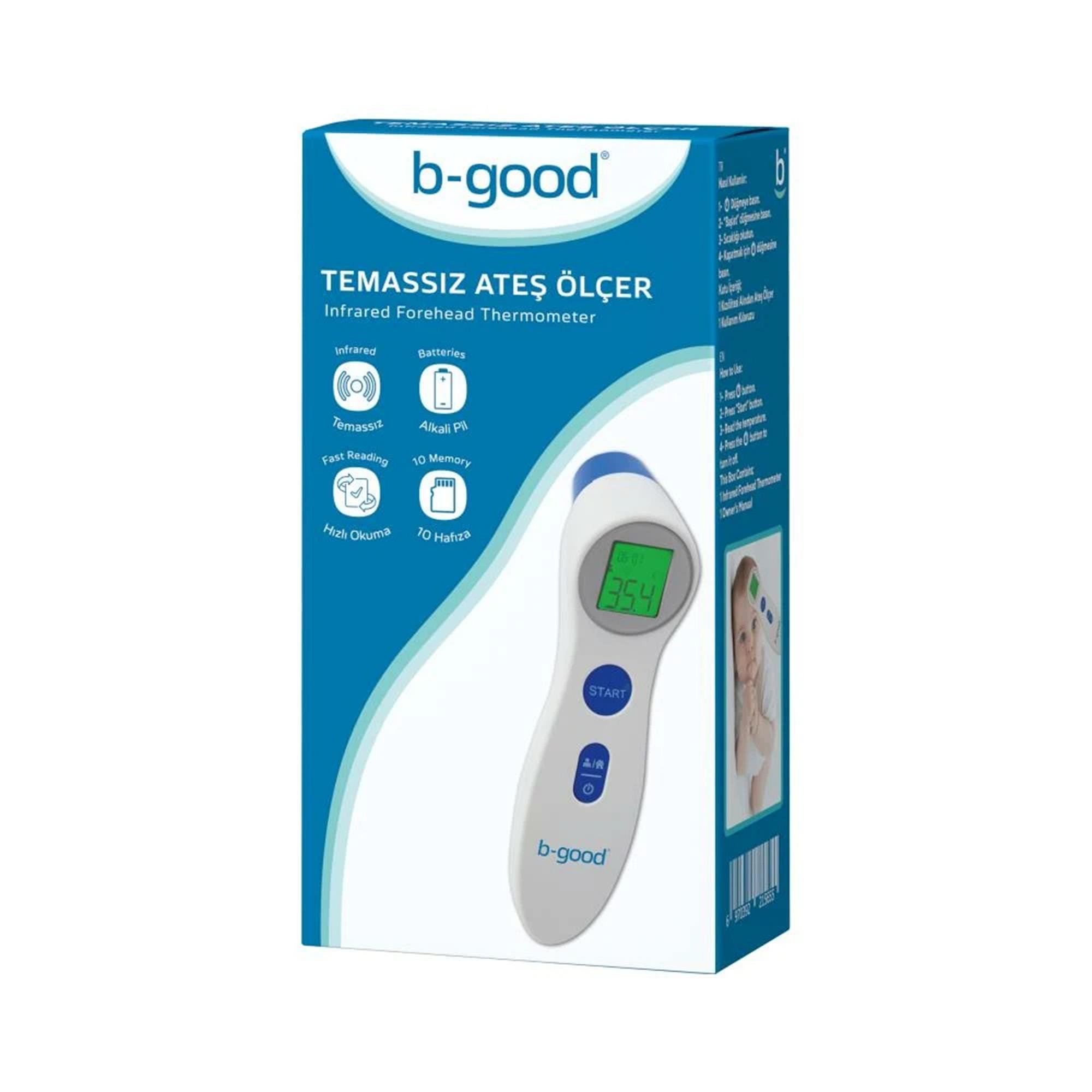 B-Good Kulaktan Ateş Ölçer Pilli