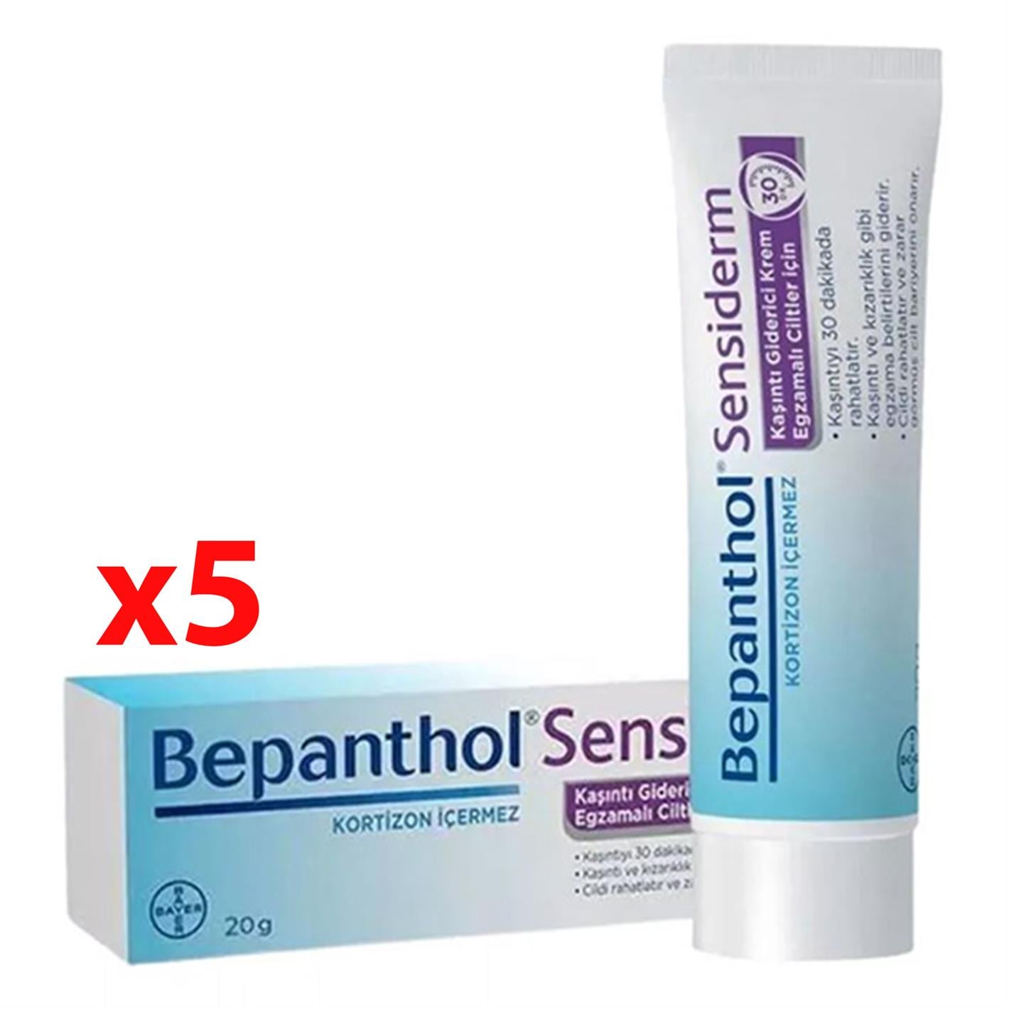 Bepanthol Sensiderm Krem 20 gr 5 Adet
