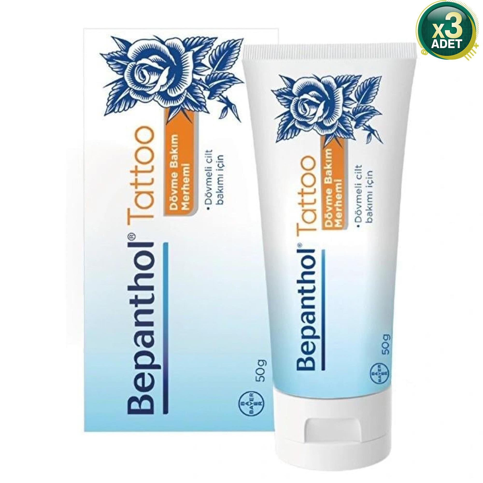 Bepanthol Tattoo Dövme Bakım Merhemi 50 gr 3 Adet