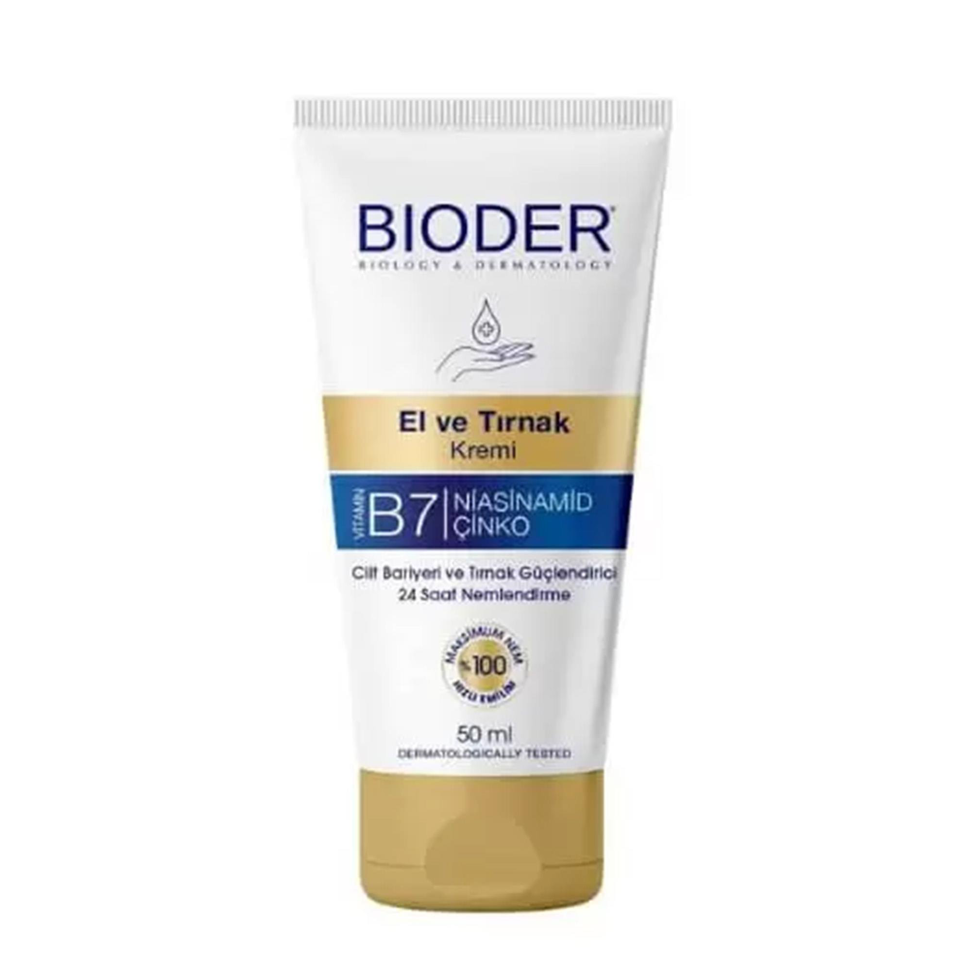 Bioder El ve Tırnak Kremi 50 ml
