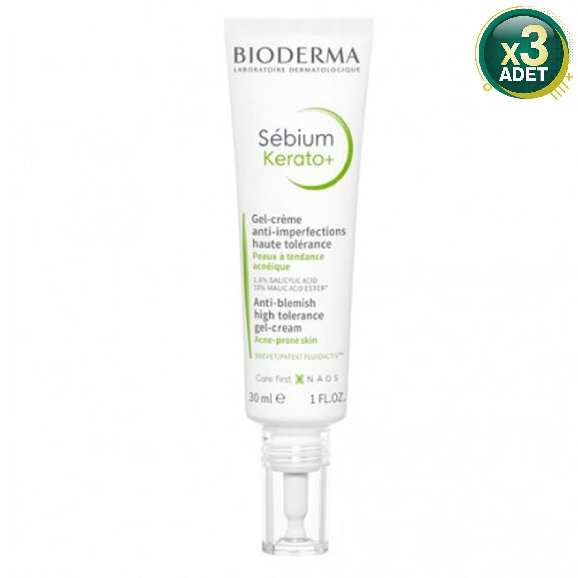 Bioderma Sebium Kerato Gel Cream 30 Ml 3 Adet