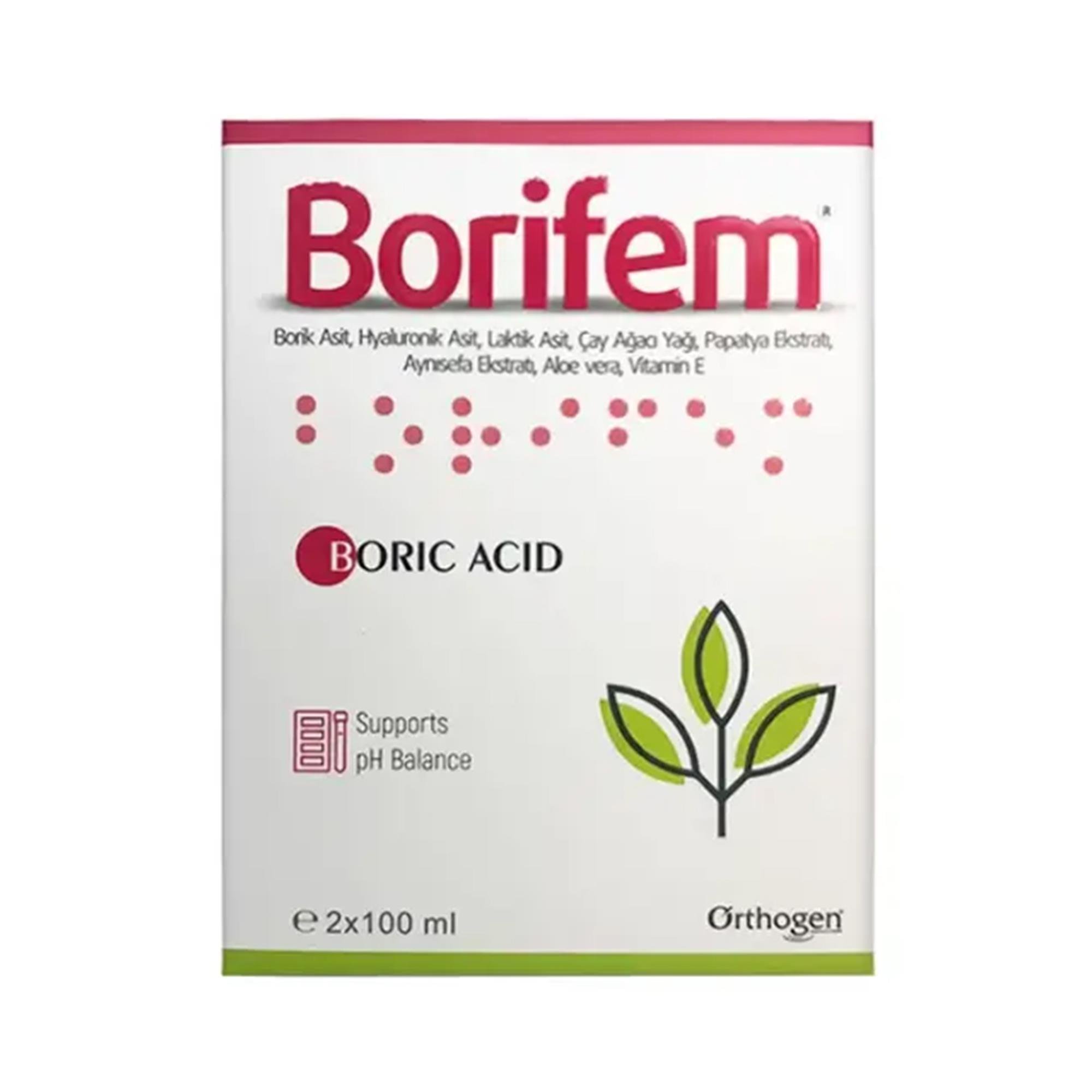 Orthogen Borifem Vajinal Duş 200ML - 1 