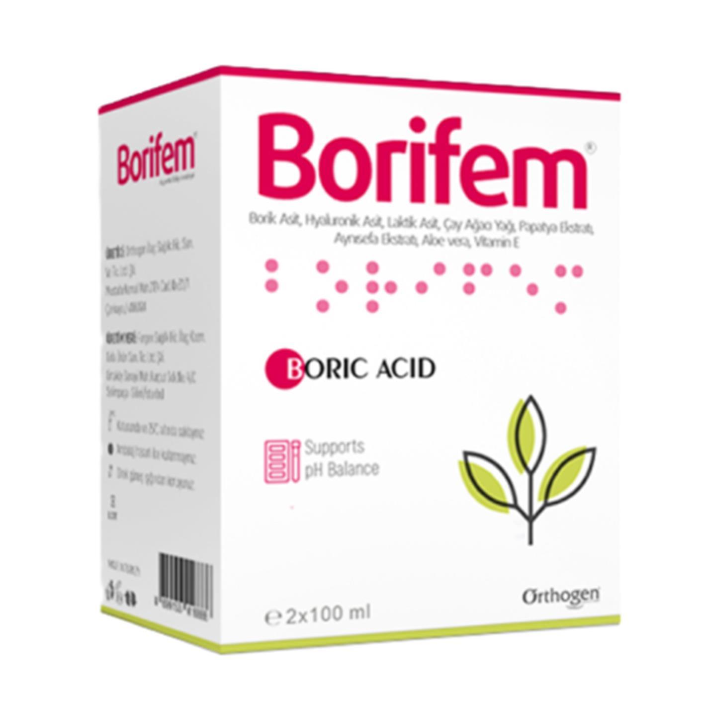 Orthogen Borifem Vajinal Duş 200ML - 1 