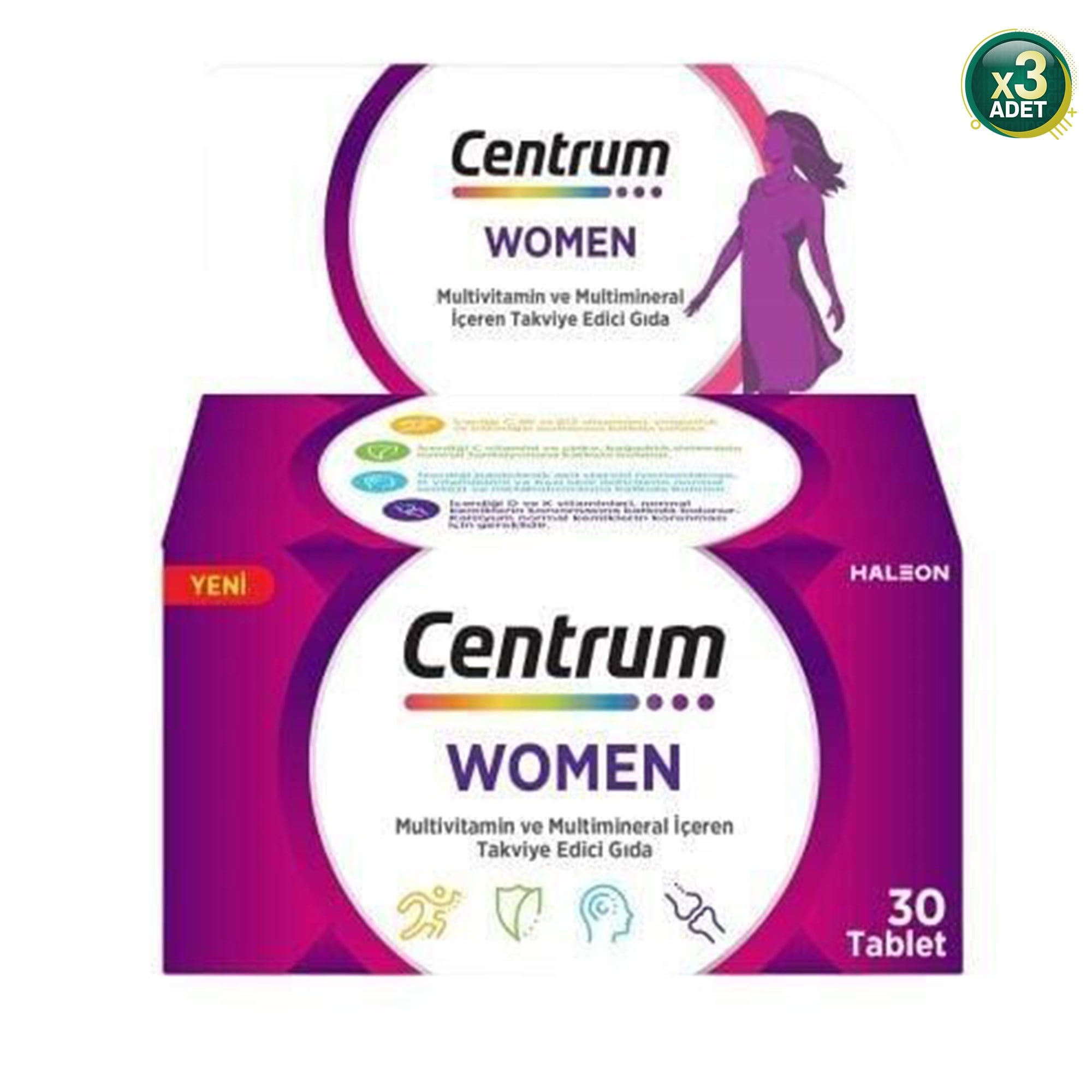 Centrum Women 30 Tablet - 3 Adet
