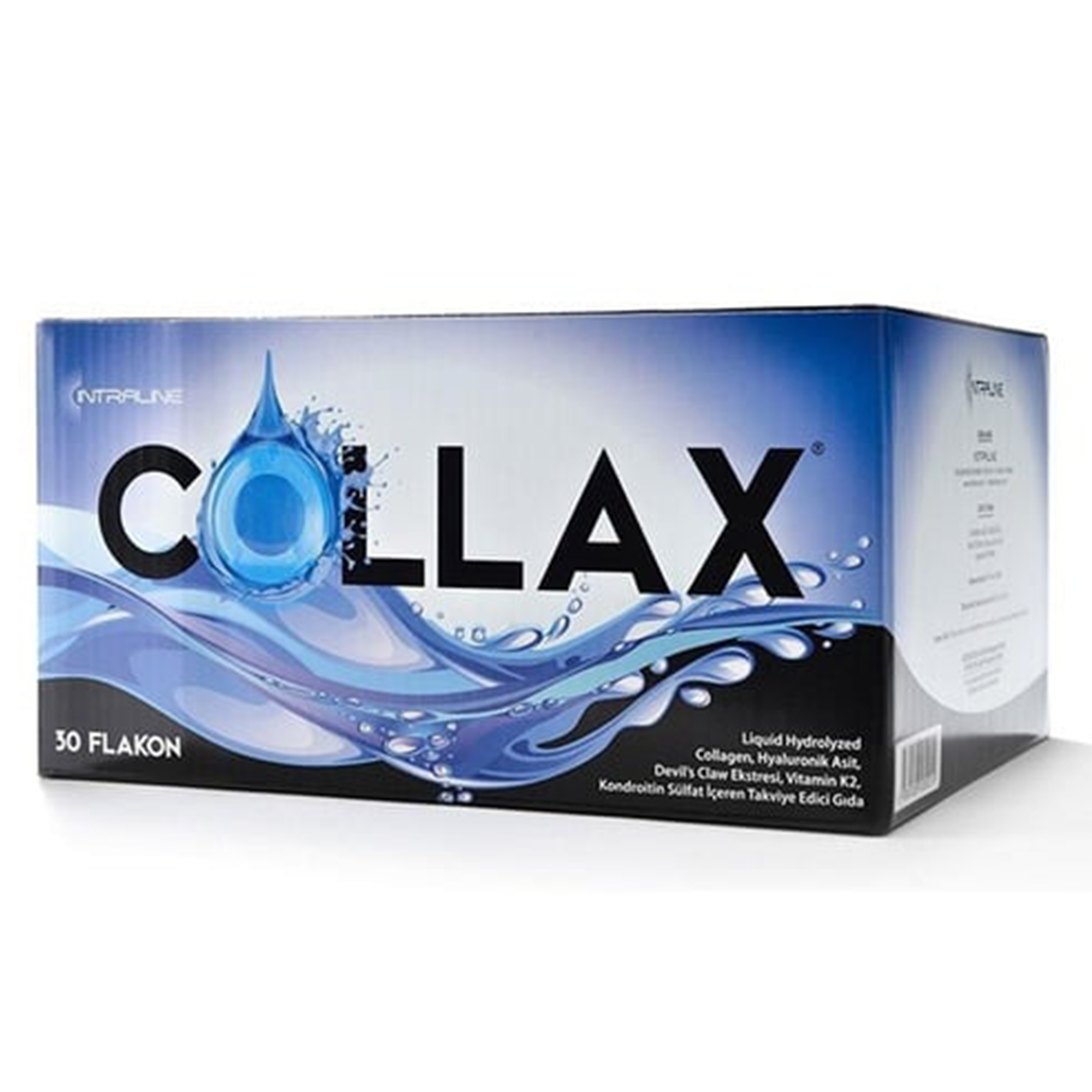 Collax Kolajen C Vitamini 30 Ml 30 Flakon Takviye Edici Gıda Cilt Sağlığını Destekler