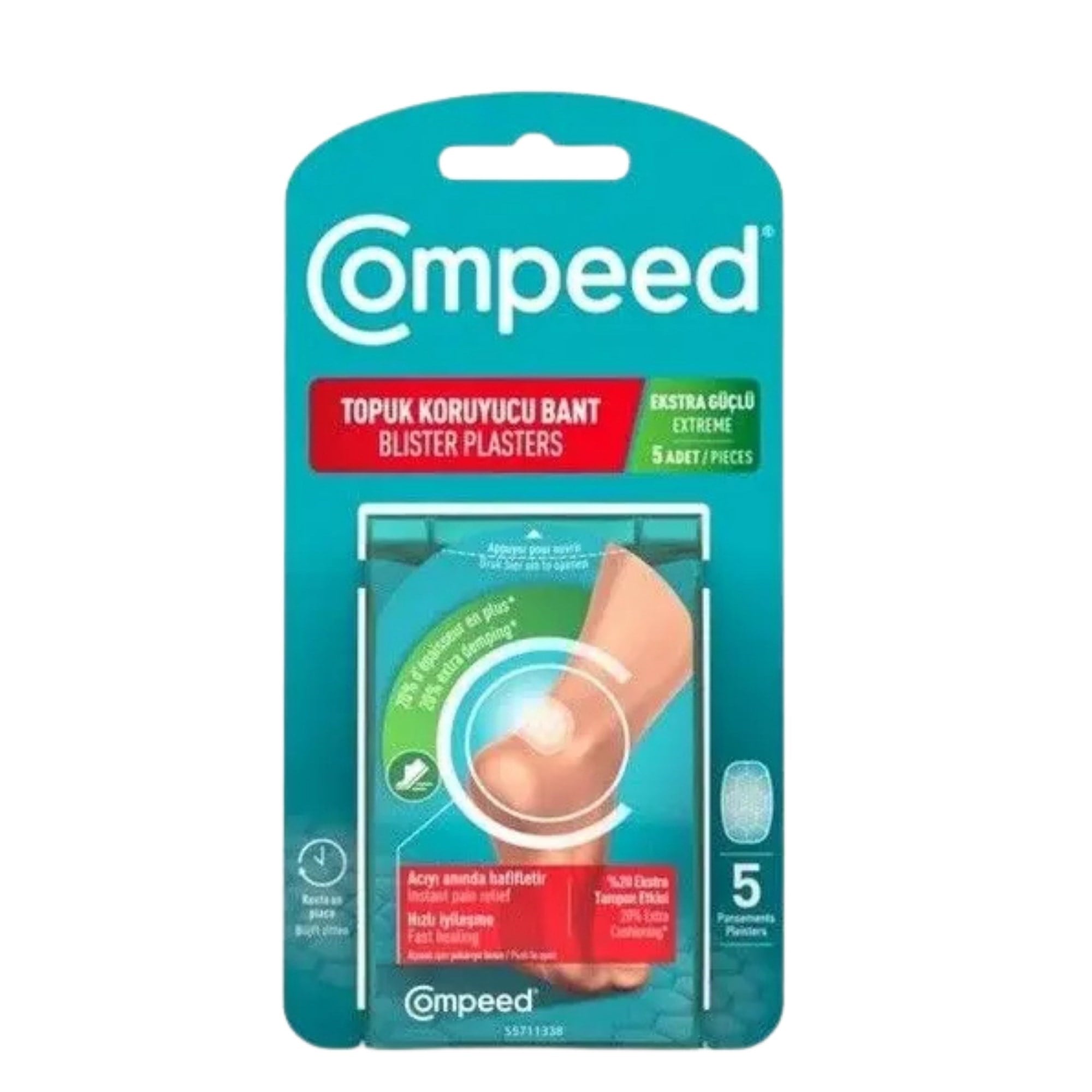 Compeed Topuk Koruyucu Bant Extra Güçlü 5'li