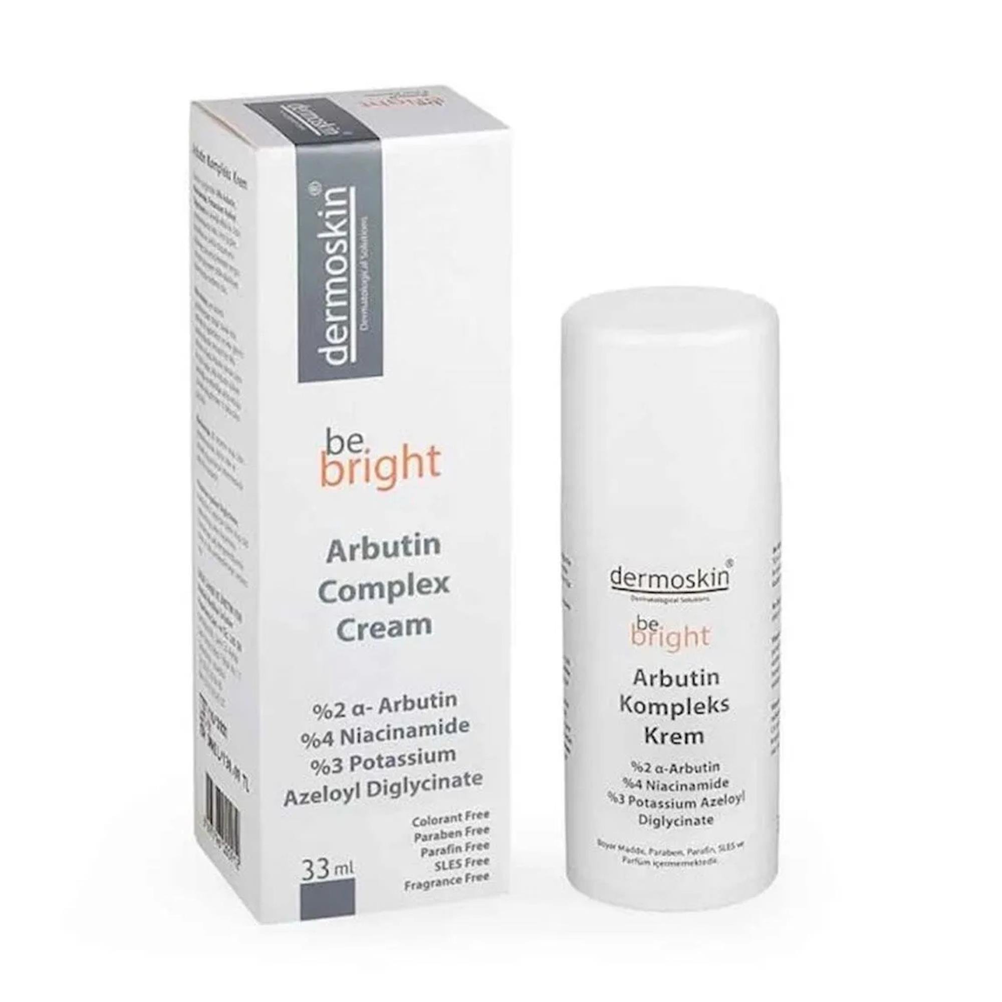 Dermoskin 33 ml Be Bright Leke Giderici Arbutin Kompleks Krem