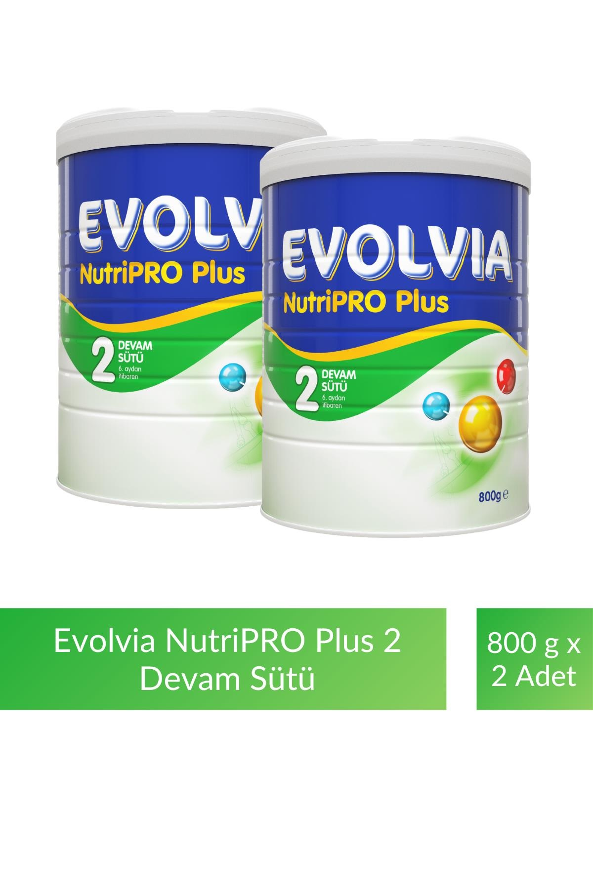 Evolvia Nutripro Plus 2 Devam Sütü 800 gr 2 Adet