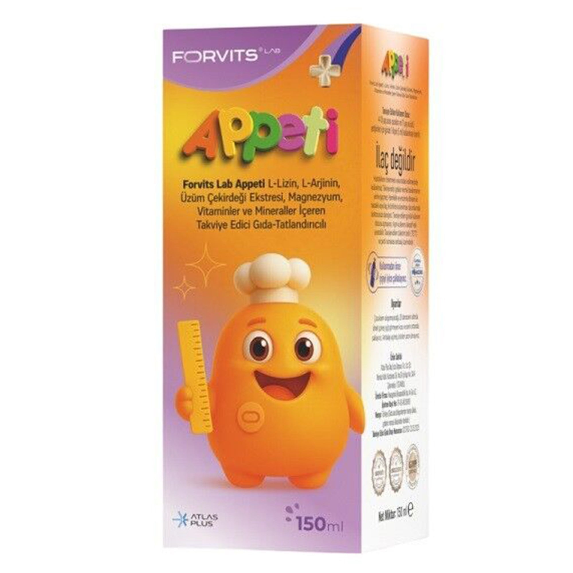 Forvits Lab Appeti Sıvı 150 ml