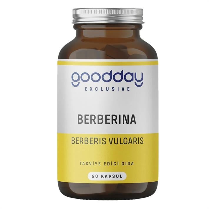 Goodday Berberina Kapsül 60 Kapsül Takviye Edici Gıda Yetişkinler İçin Çinko İçerir