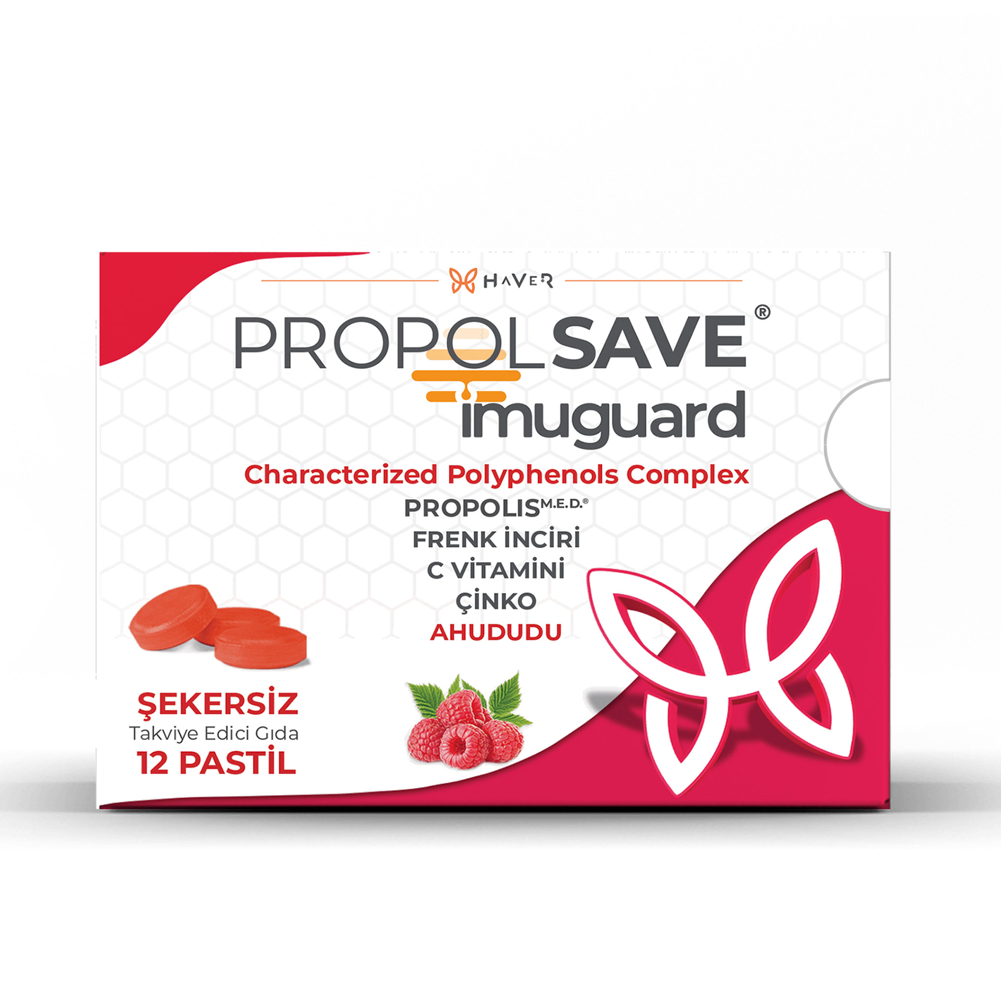 Haver Propolsave Imuguard Ahududu 12 Pastil