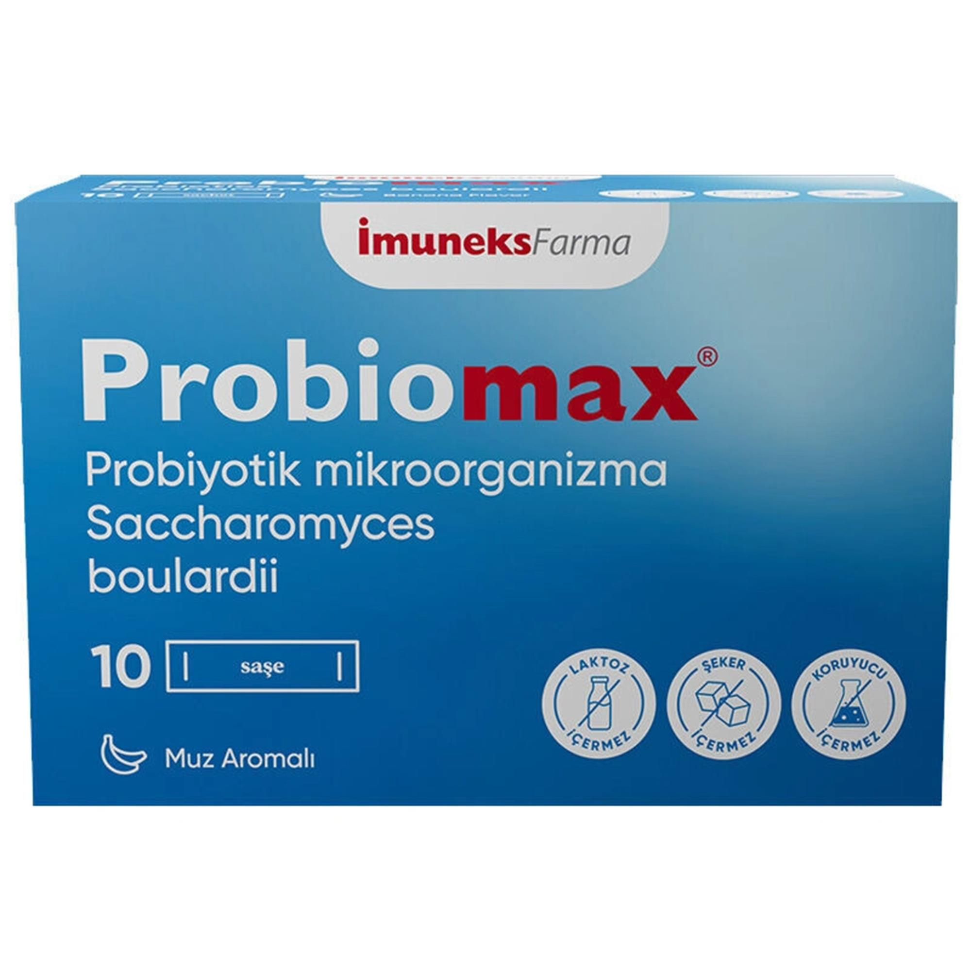 İmuneks Farma Probiomax Takviye Edici Gıda 10 Saşe 