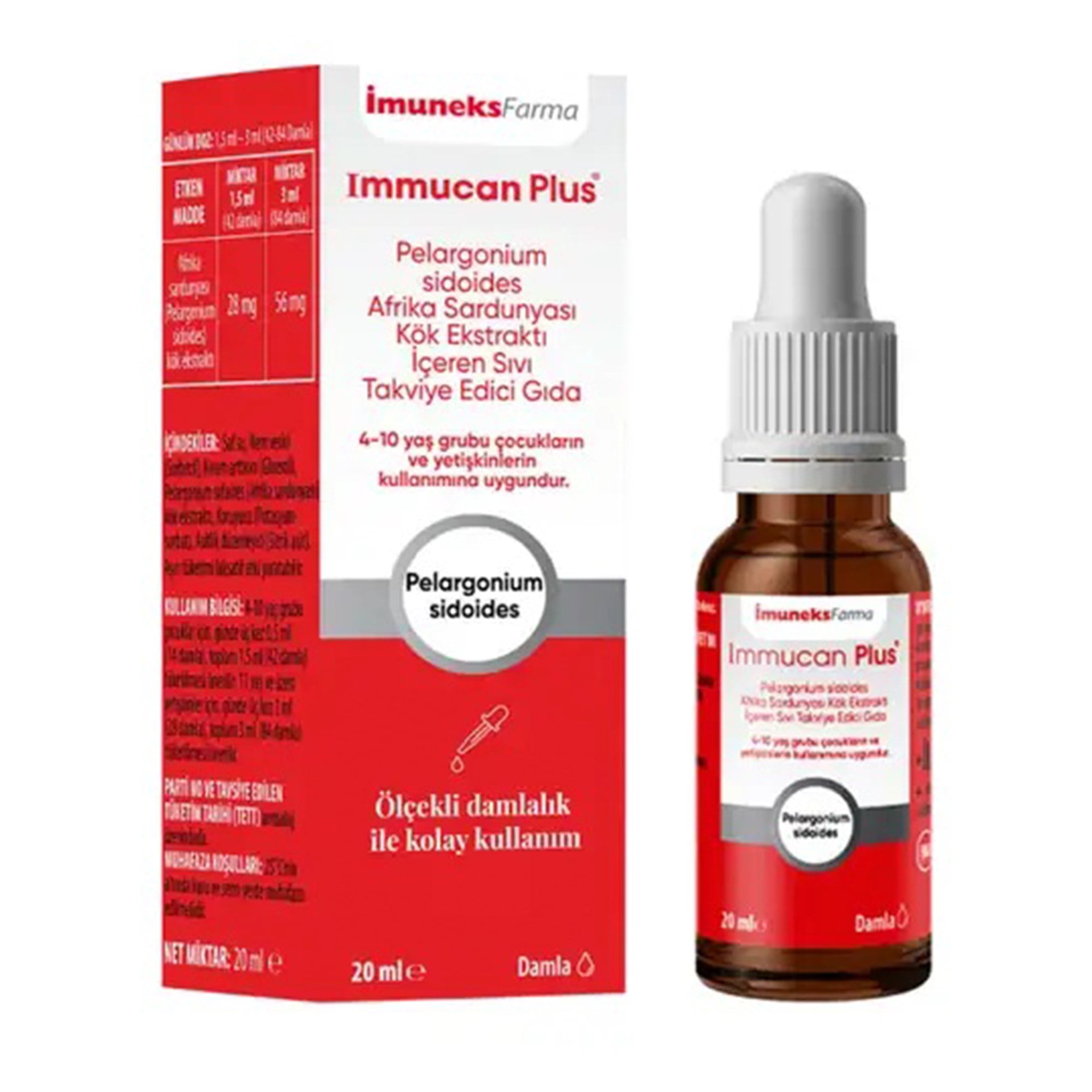 İmuneks Immucan Plus Damla 20 ml